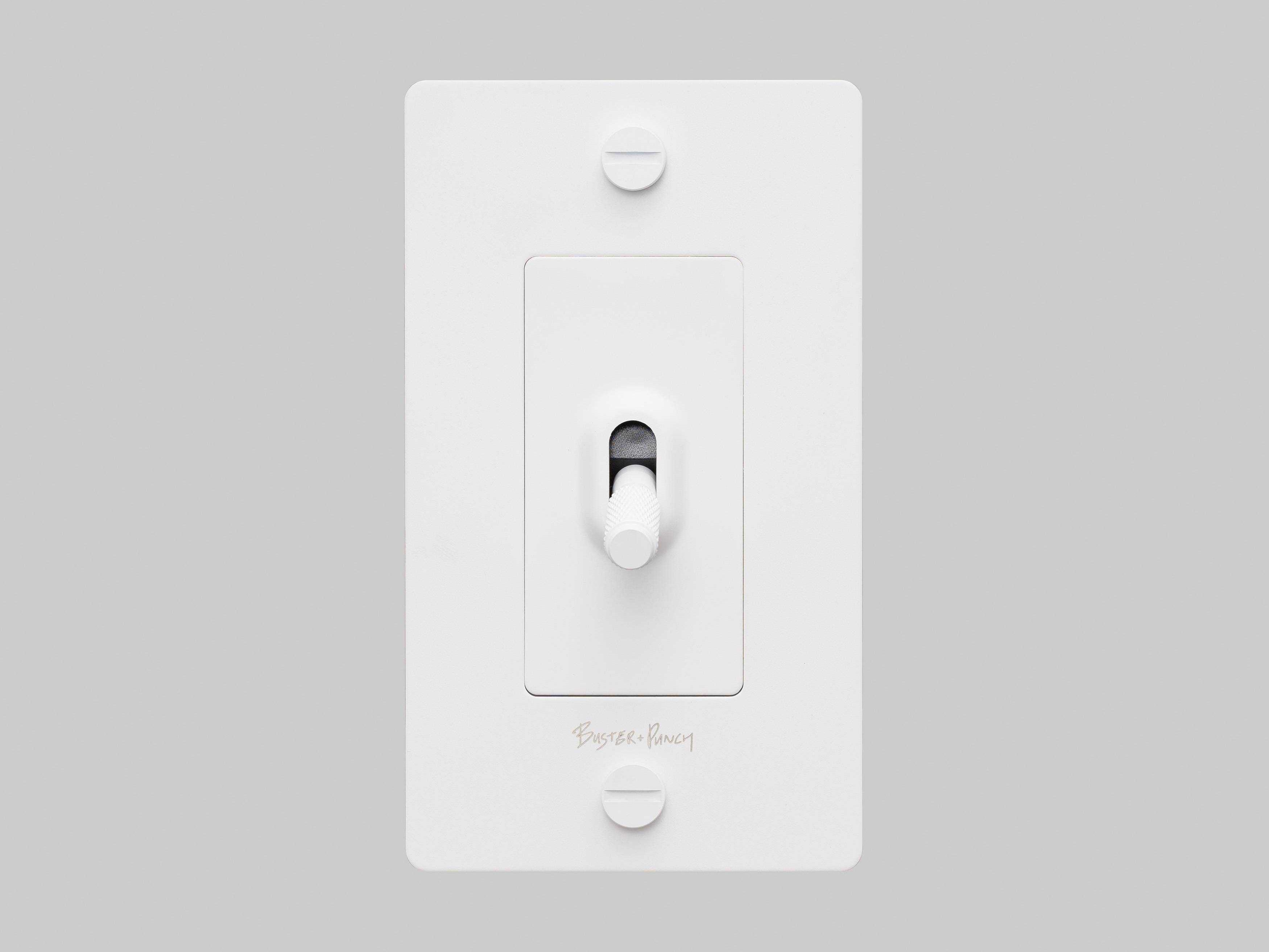 Buster + Punch 1G White Cross Toggle