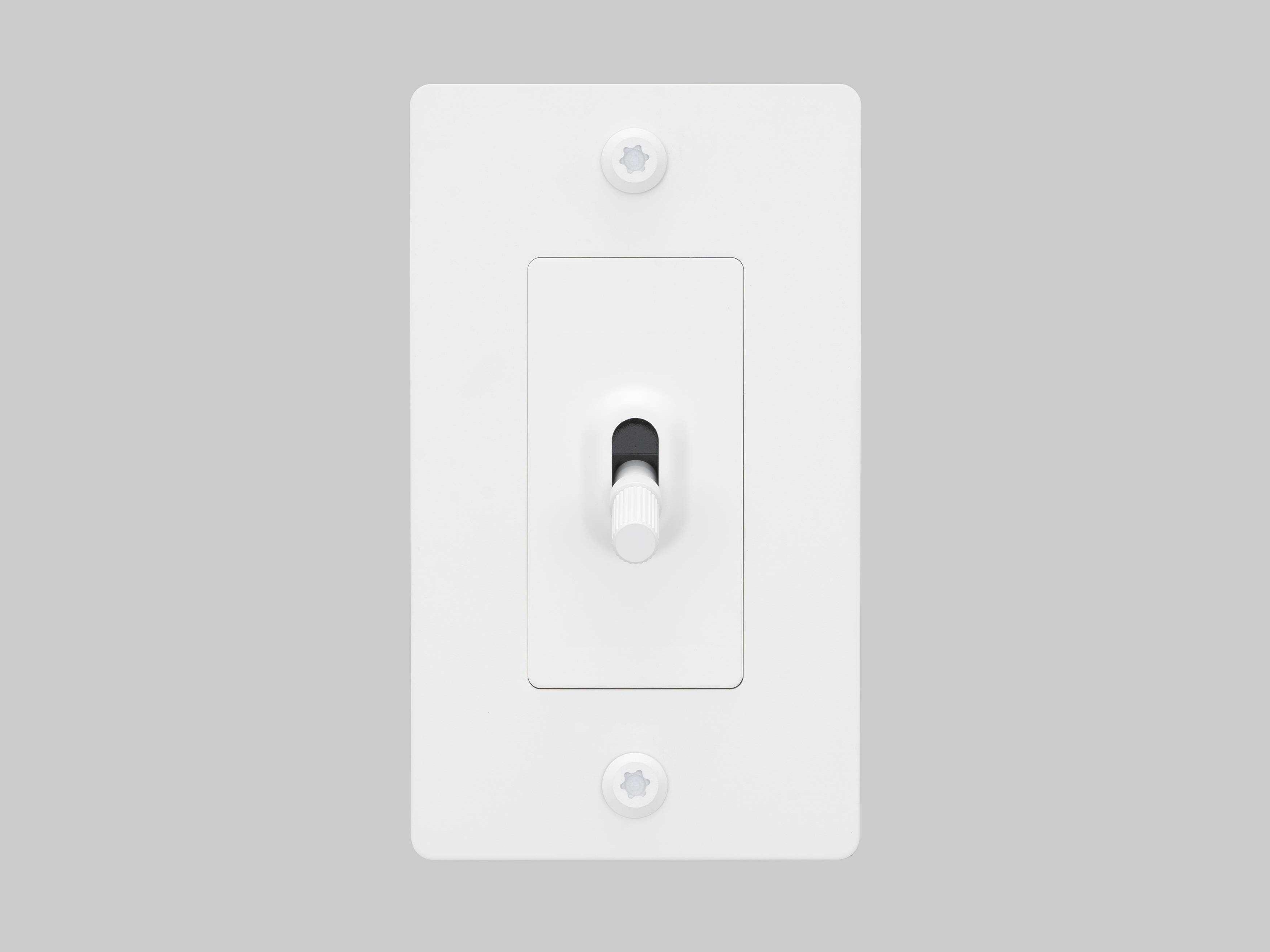 Buster + Punch 1G White Linear Toggle