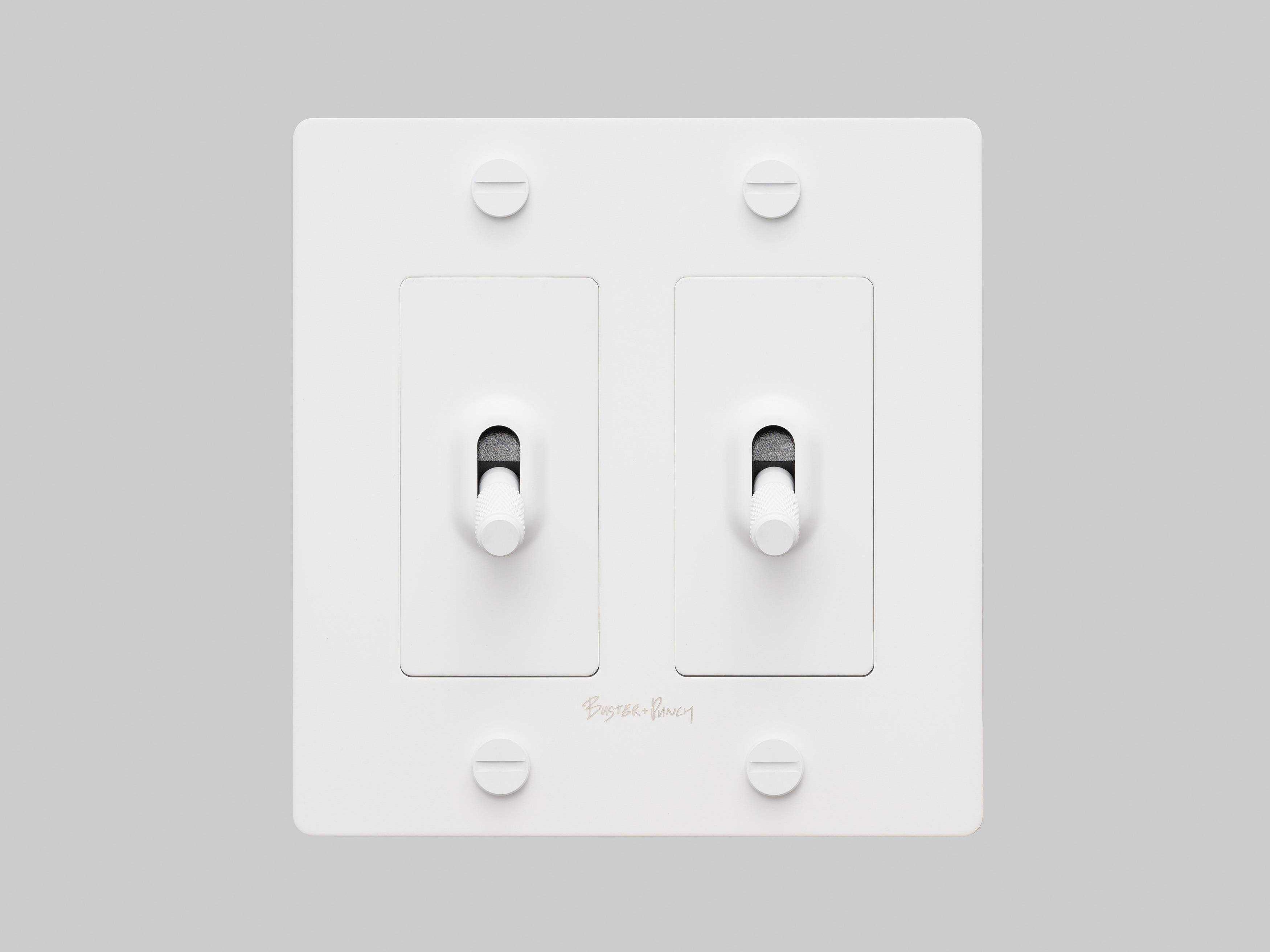 Buster + Punch 2G White Cross Toggle