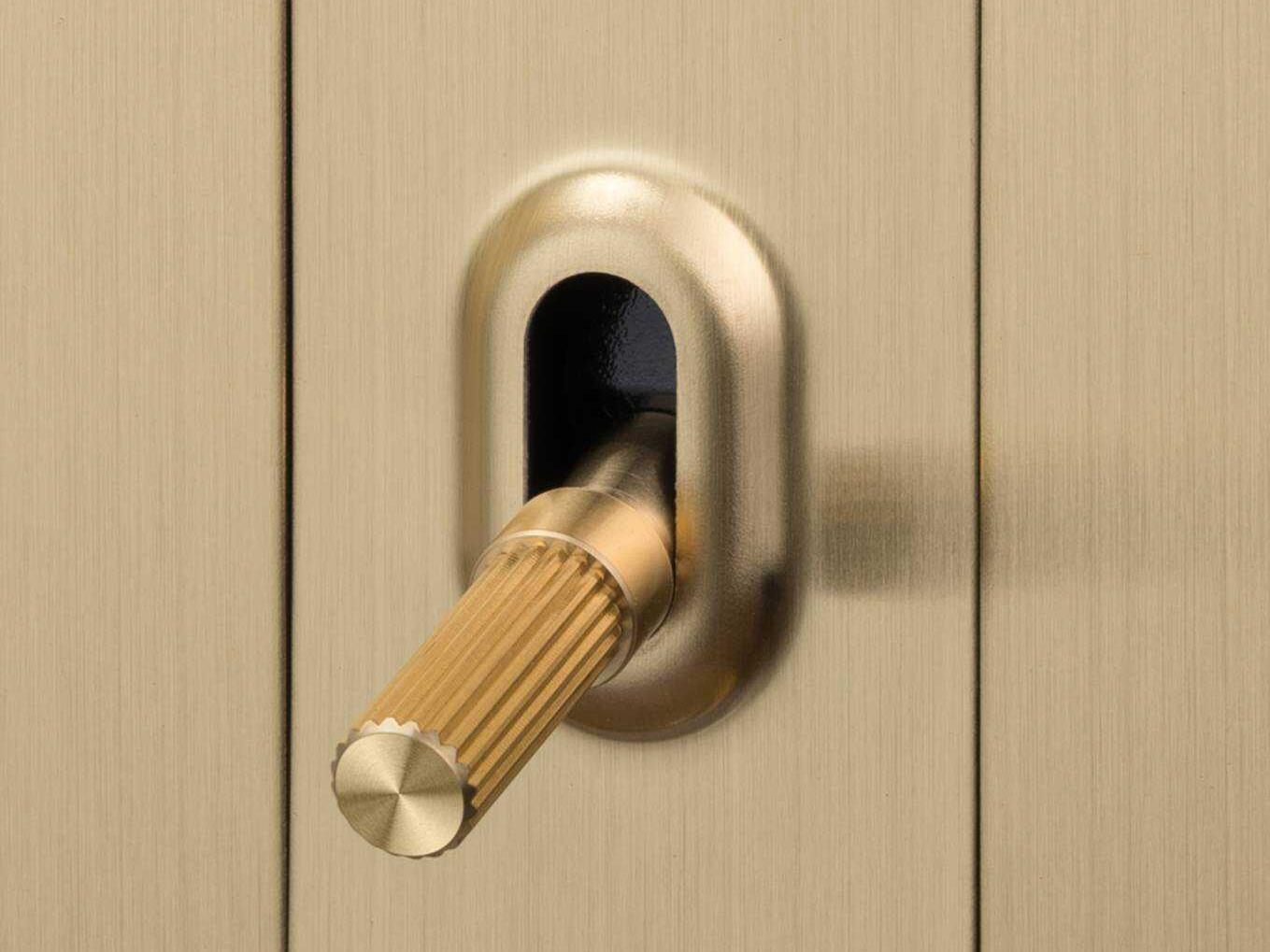 Buster + Punch 2G Brass Linear Toggle