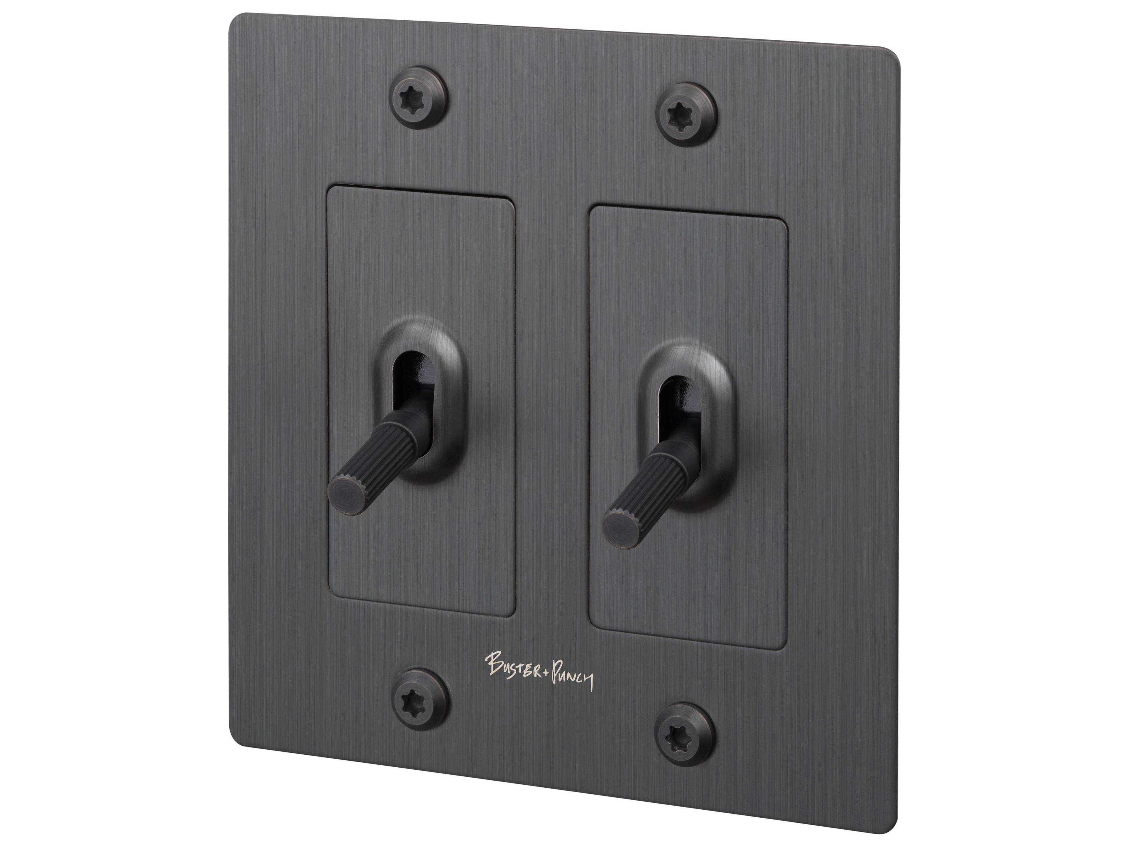 Buster + Punch 2G Smoked Bronze Linear Toggle