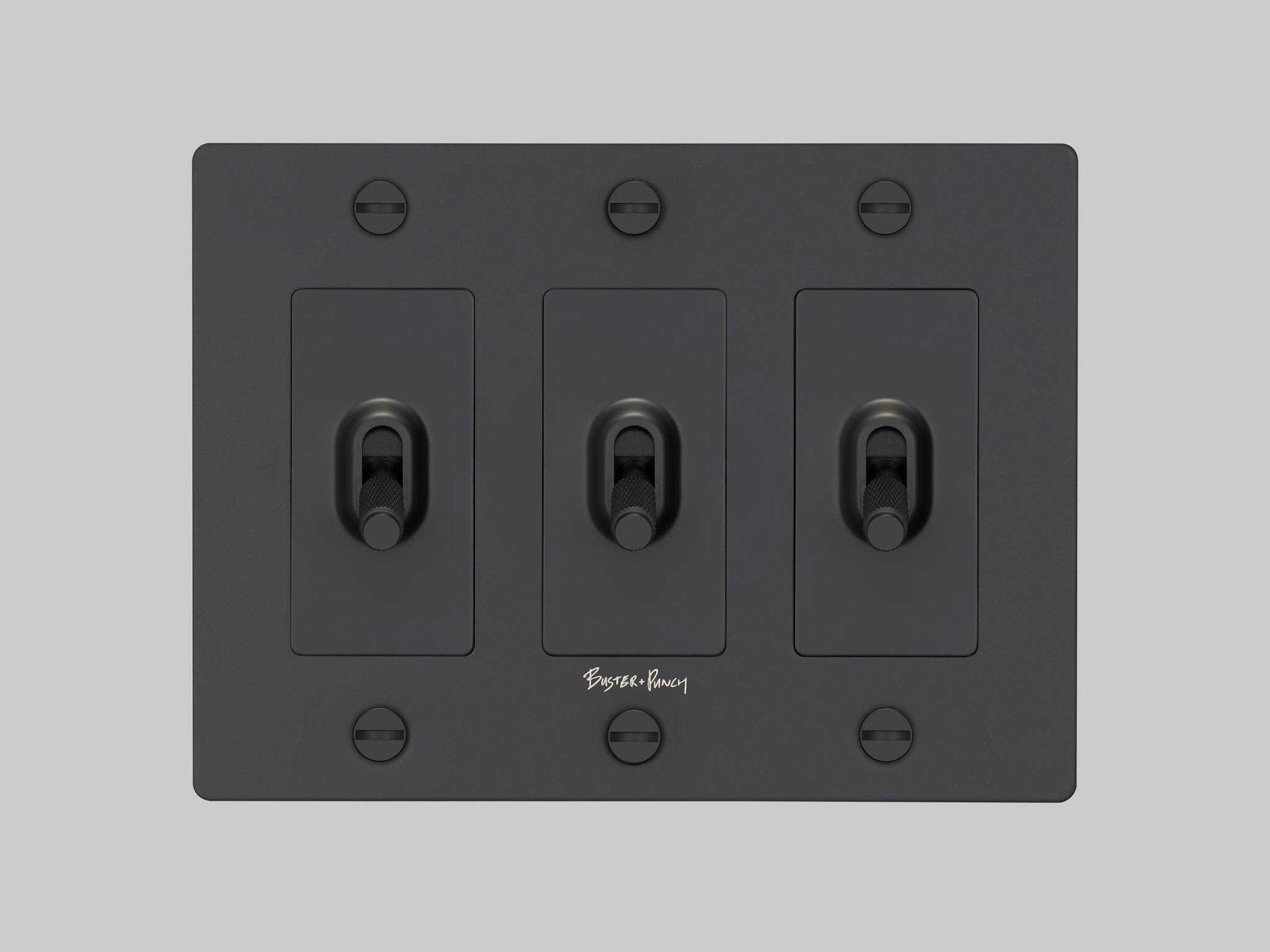 Buster + Punch 3G Black Cross Toggle