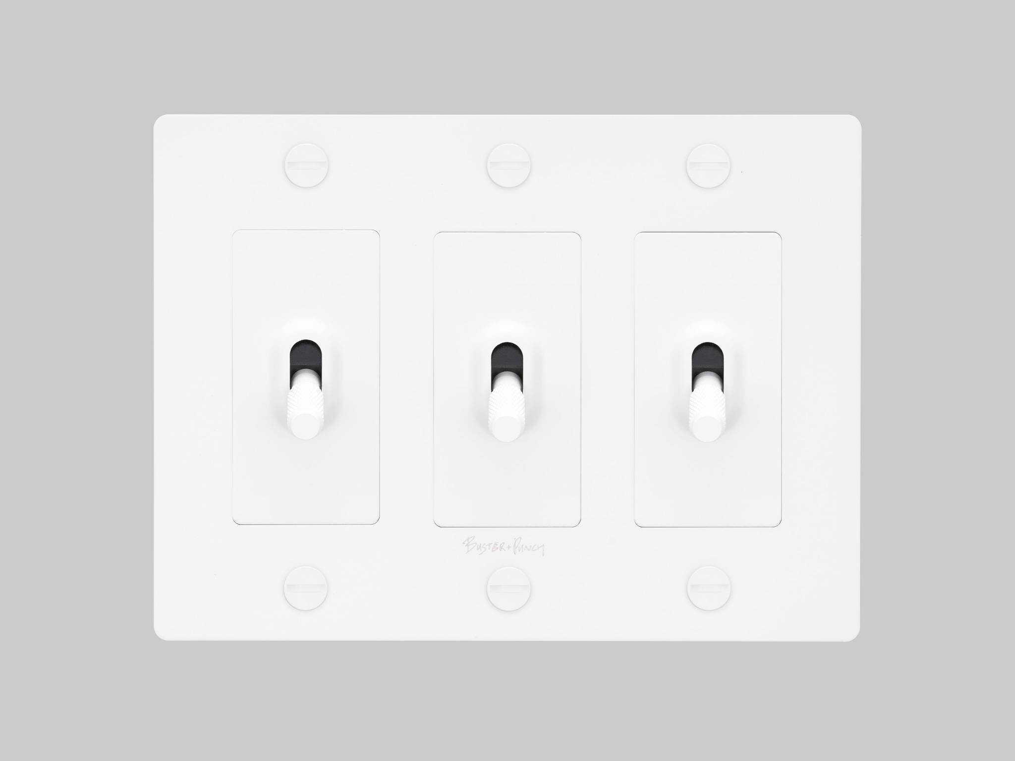 Buster + Punch 3G White Cross Toggle