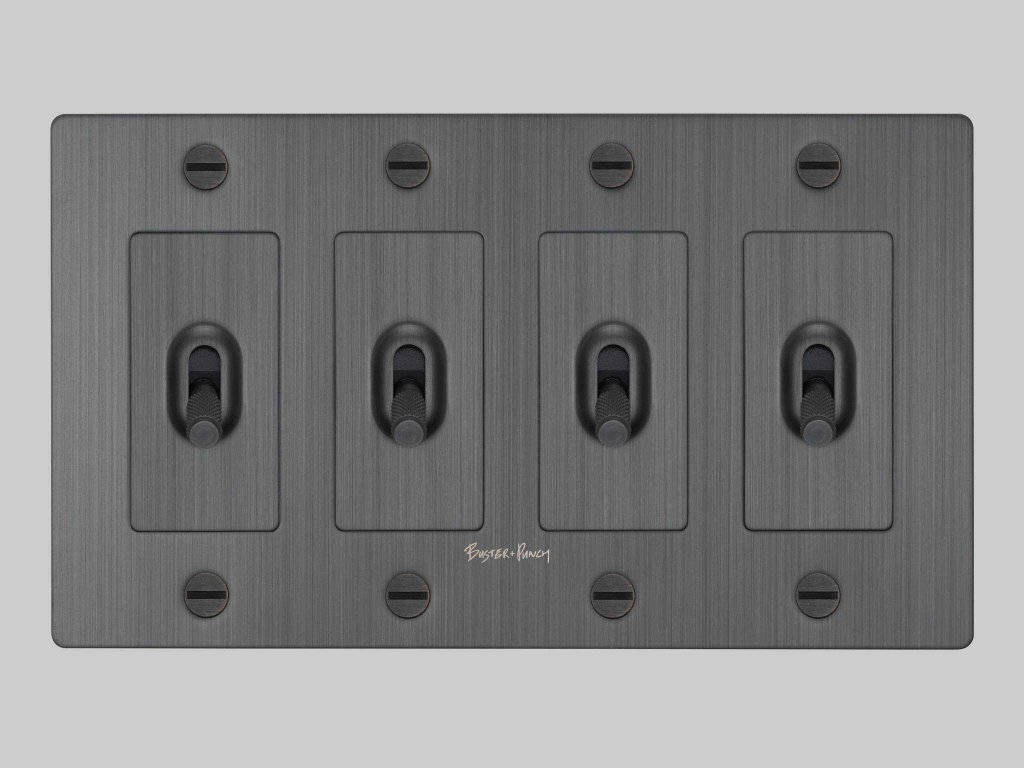 Buster + Punch 4G Smoked Bronze Cross Toggle