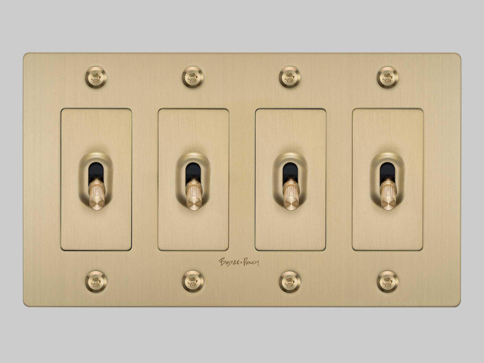 Buster + Punch 4G Brass Linear Toggle