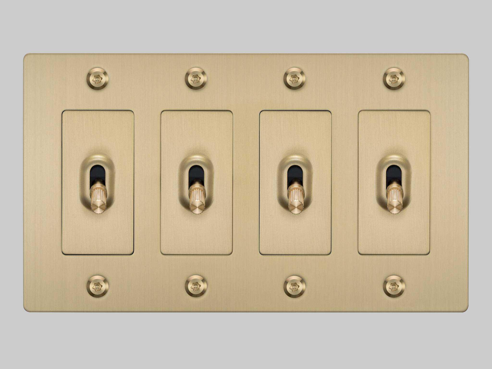 Buster + Punch 4G Brass Linear Toggle