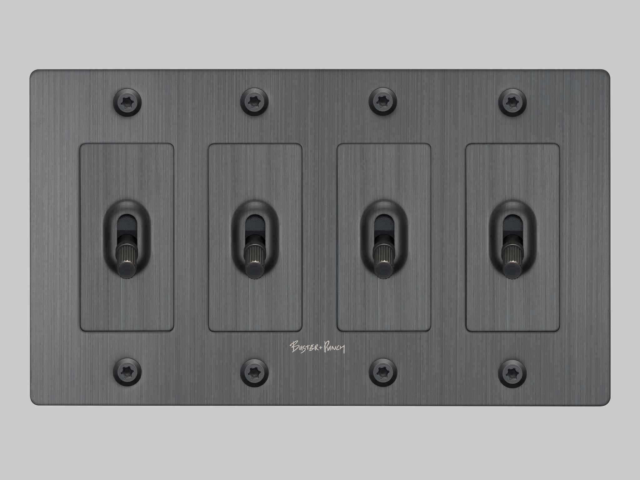 Buster + Punch 4G Smoked Bronze Linear Toggle