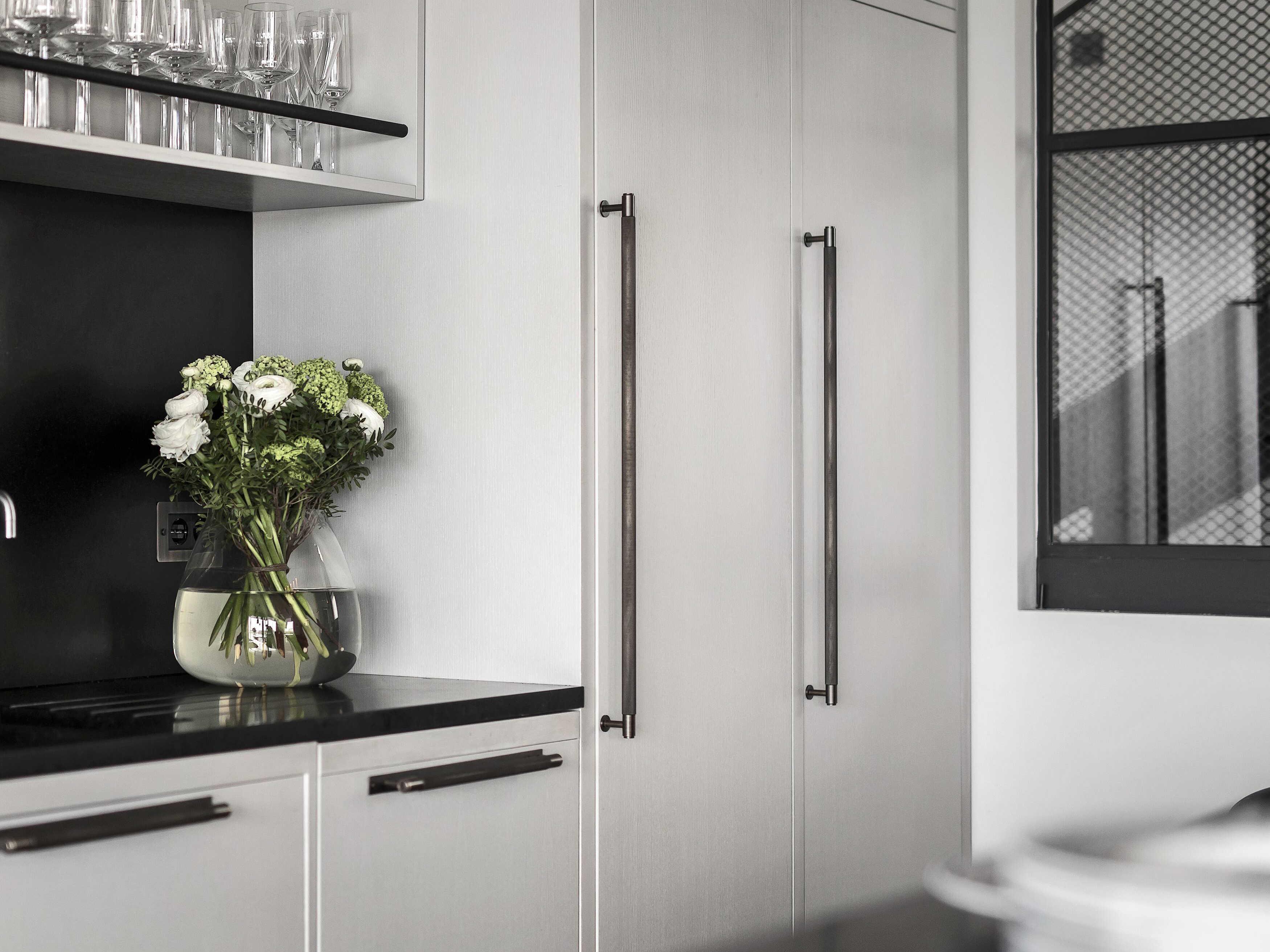 Buster + Punch Smoked Bronze Cross Closet Bar