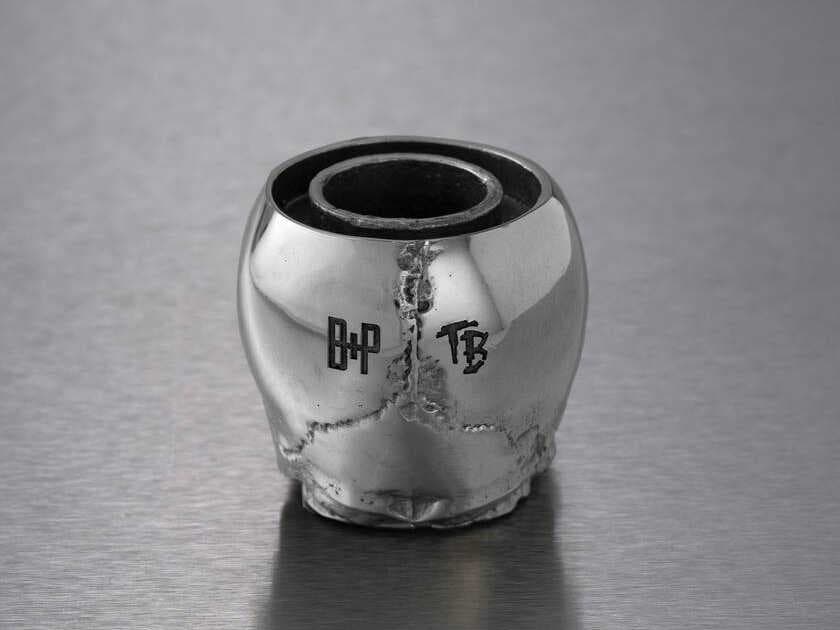 Buster + Punch Travis Barker Steel Skull Candle Holder