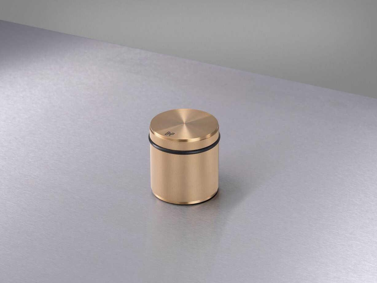 Buster + Punch Linear Aged Brass Freestanding Door Stop