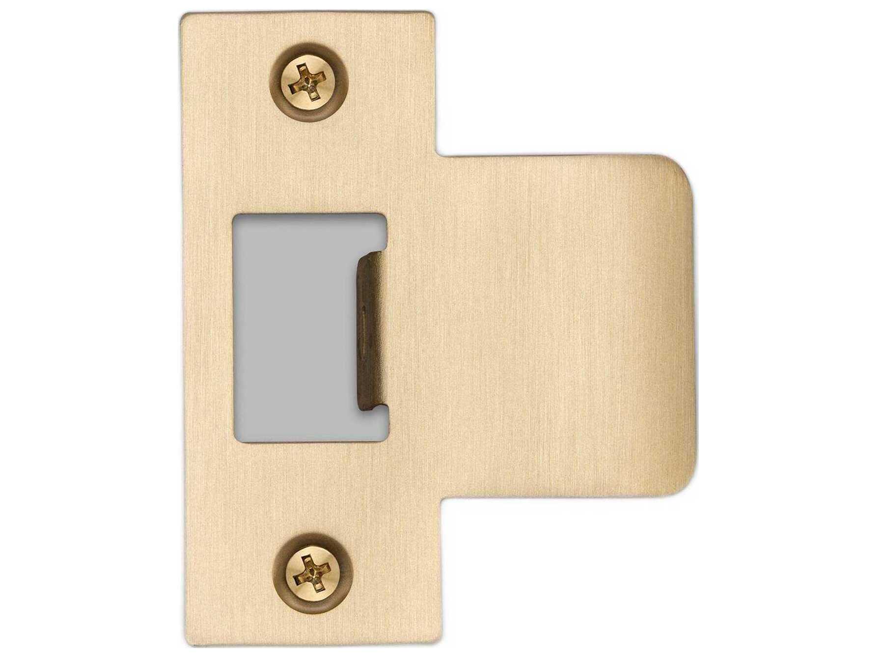 Buster + Punch Brass T-Shaped 60mm Strike Plate Kit