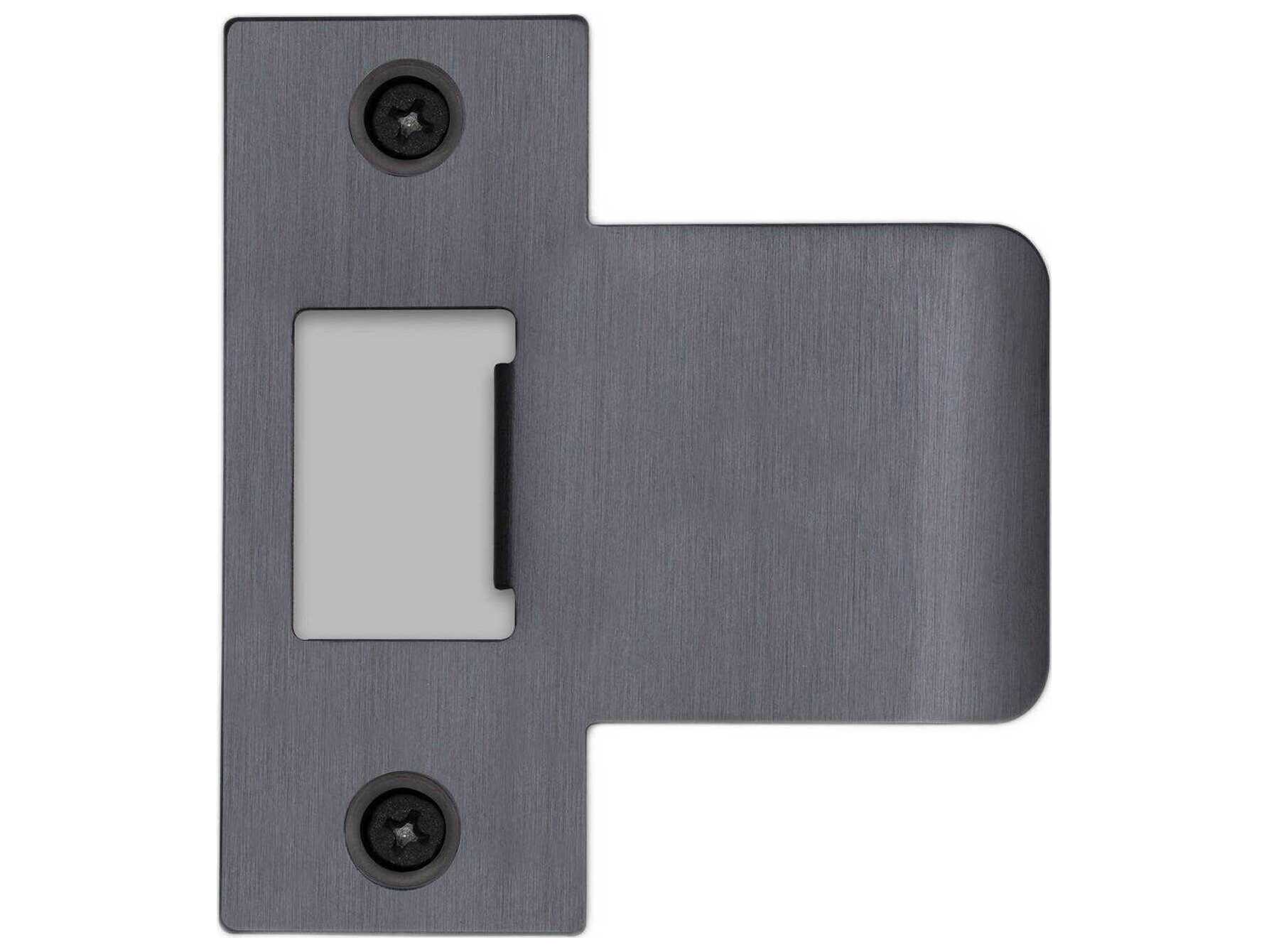 Buster + Punch Gun Metal T-Shaped 75mm Strike Plate Kit