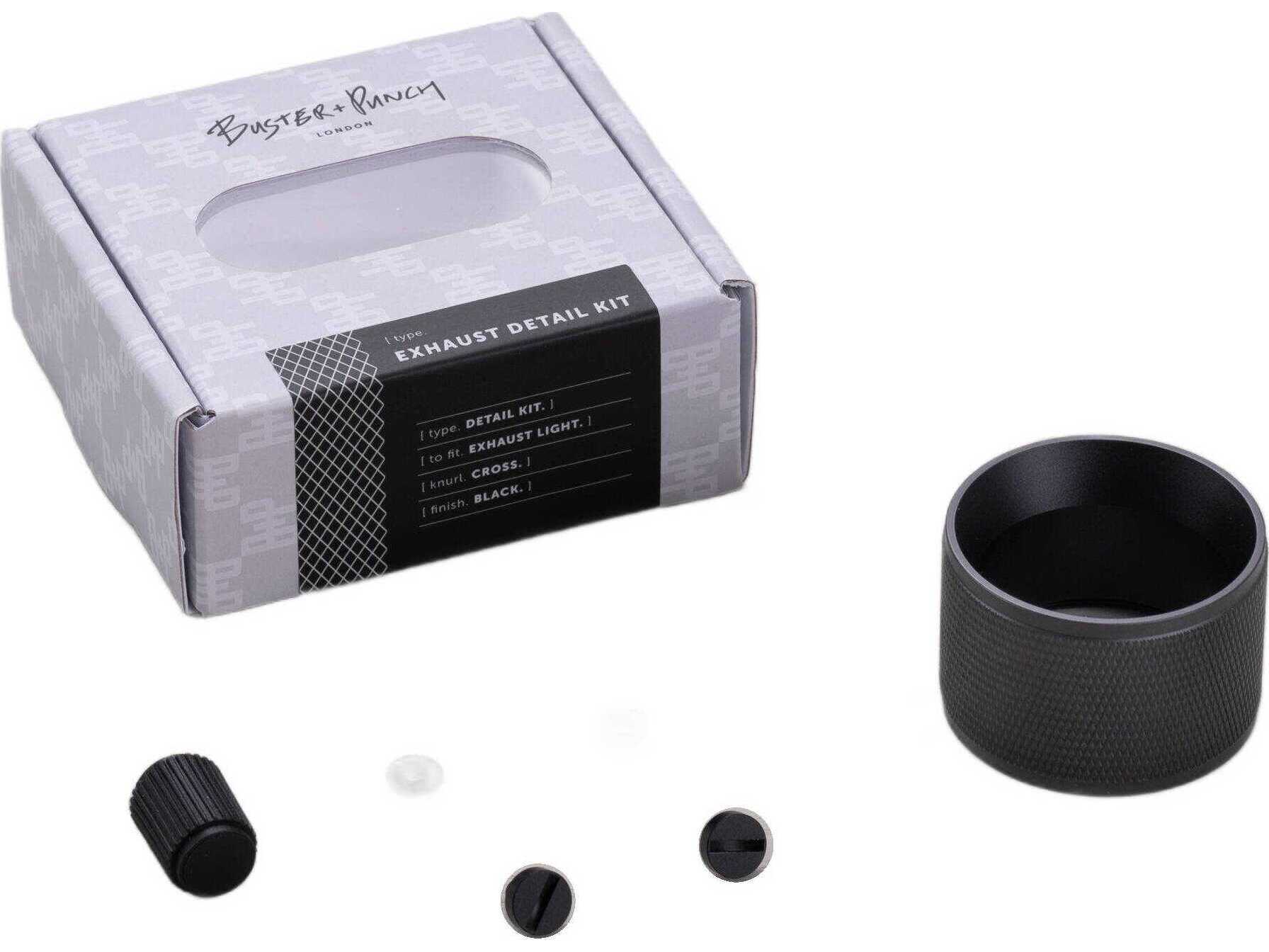 Buster + Punch Exhaust Black Cross Detail Kit