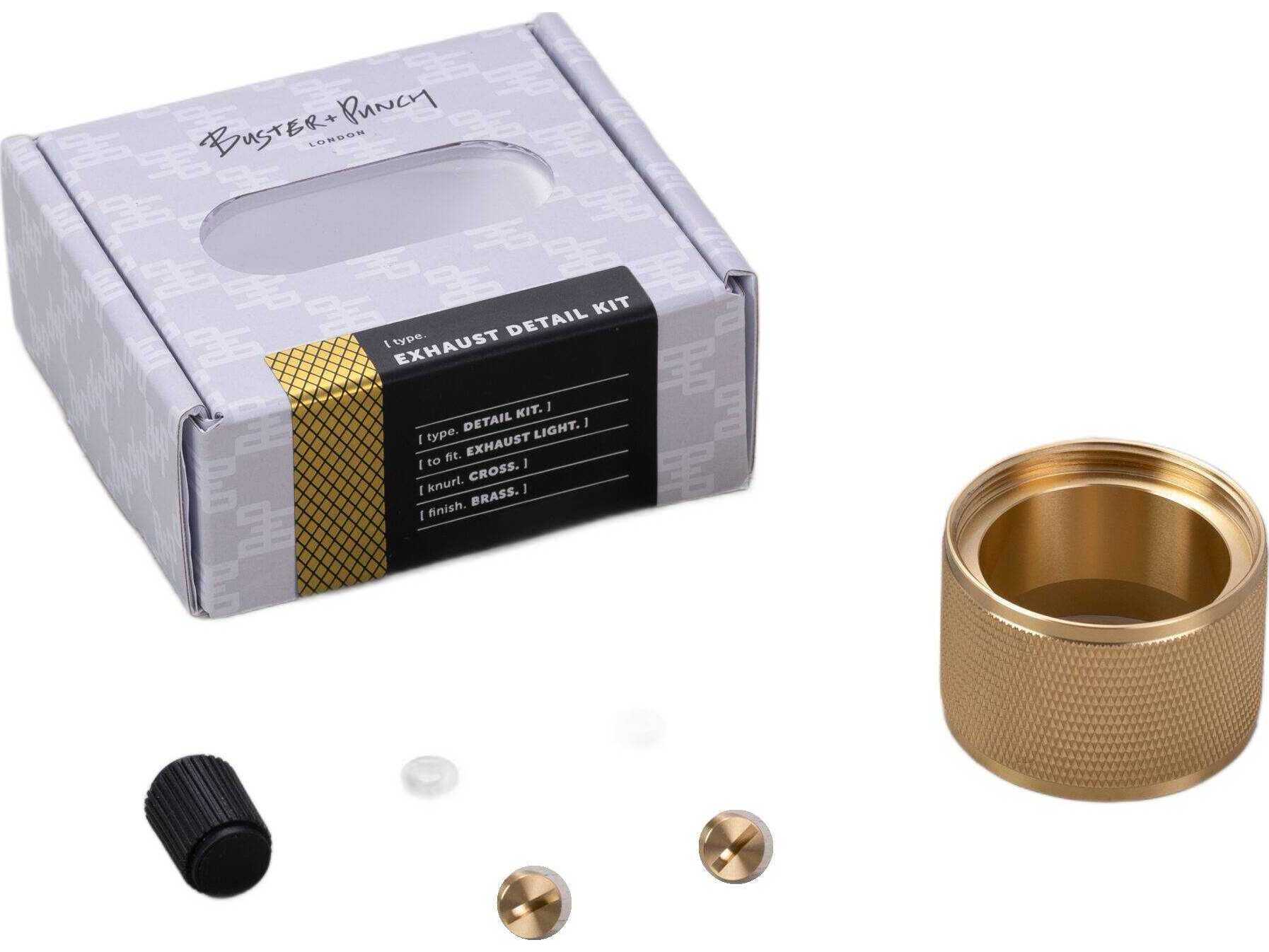Buster + Punch Exhaust Brass Cross Detail Kit