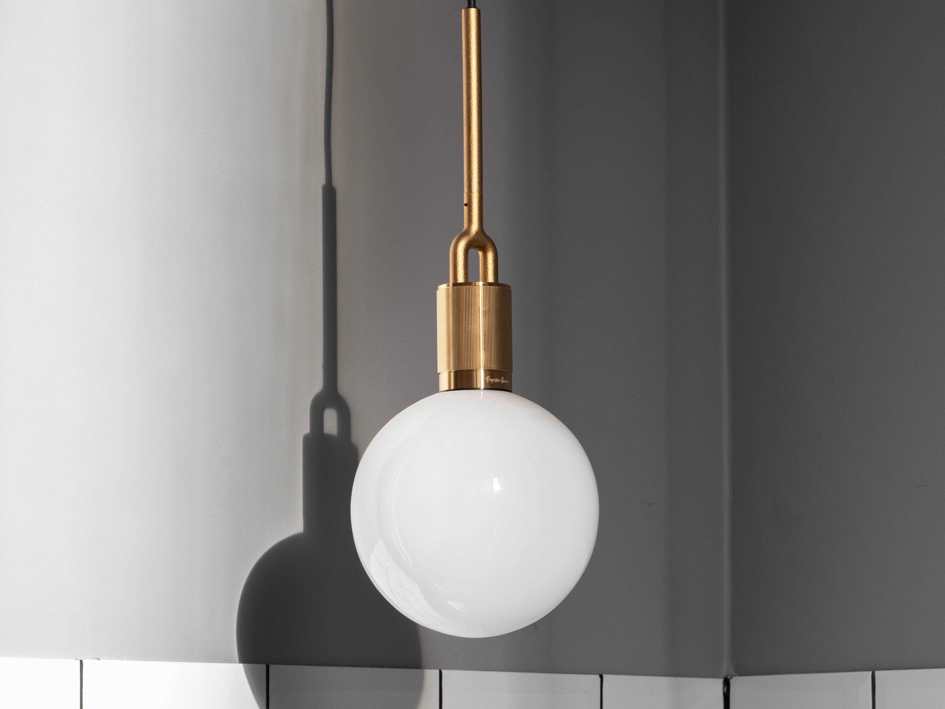 Buster + Punch Forked Opal Globe Shade