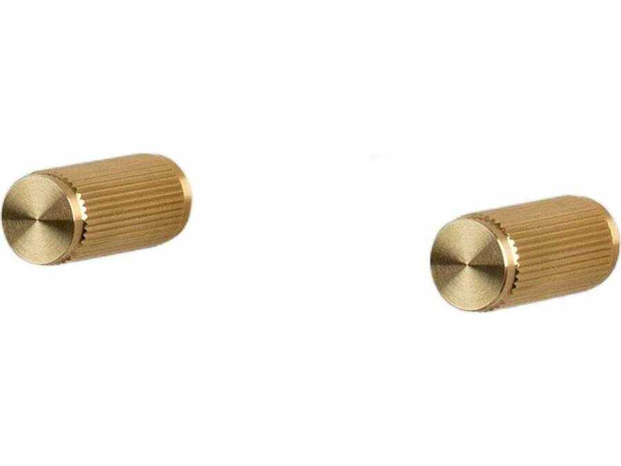 Buster + Punch Brass Linear Furniture Knob