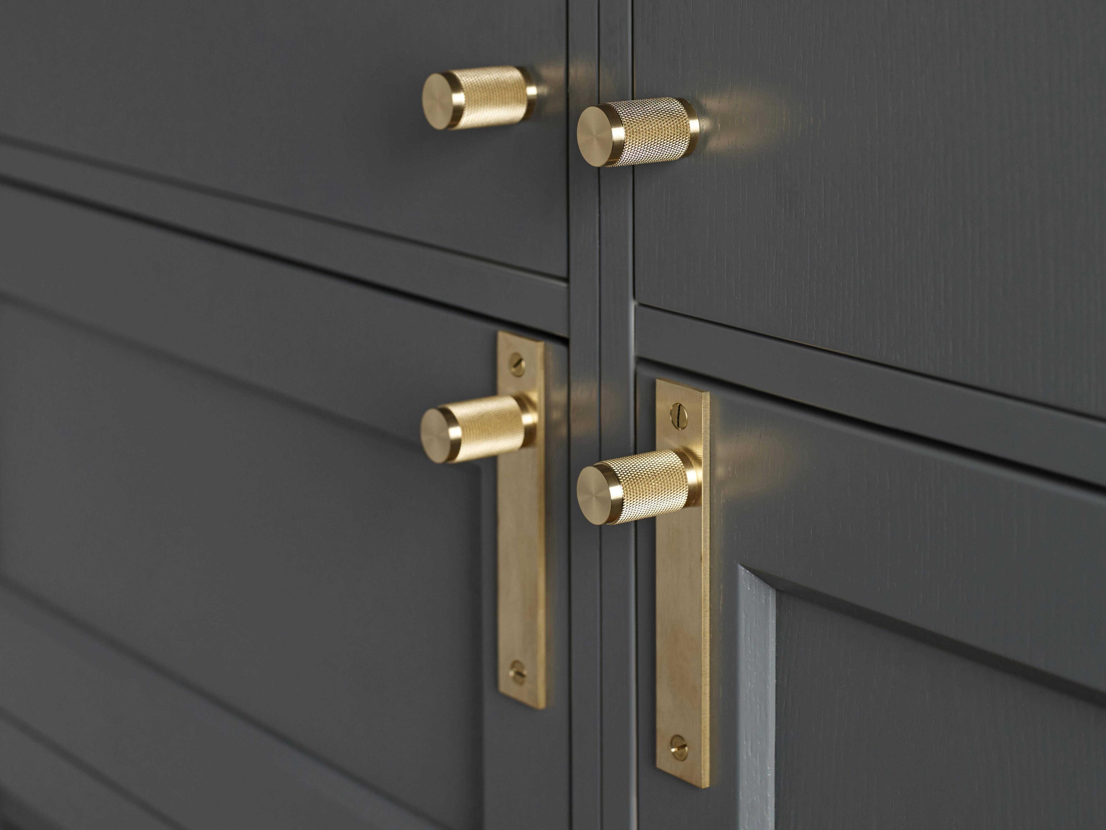 Buster + Punch Brass Cross Furniture Knob