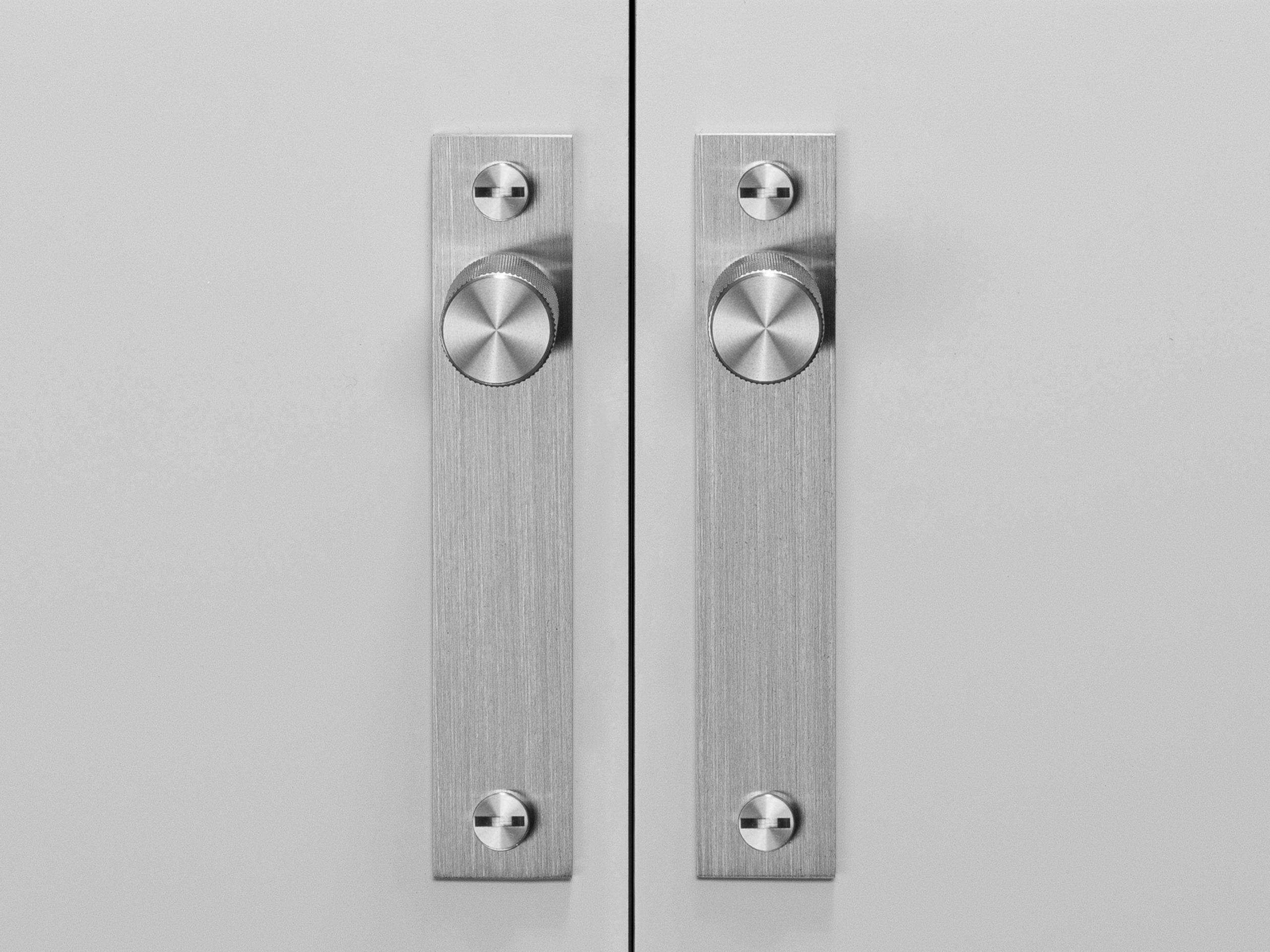 Buster + Punch Steel Cross Plated Furniture Knob