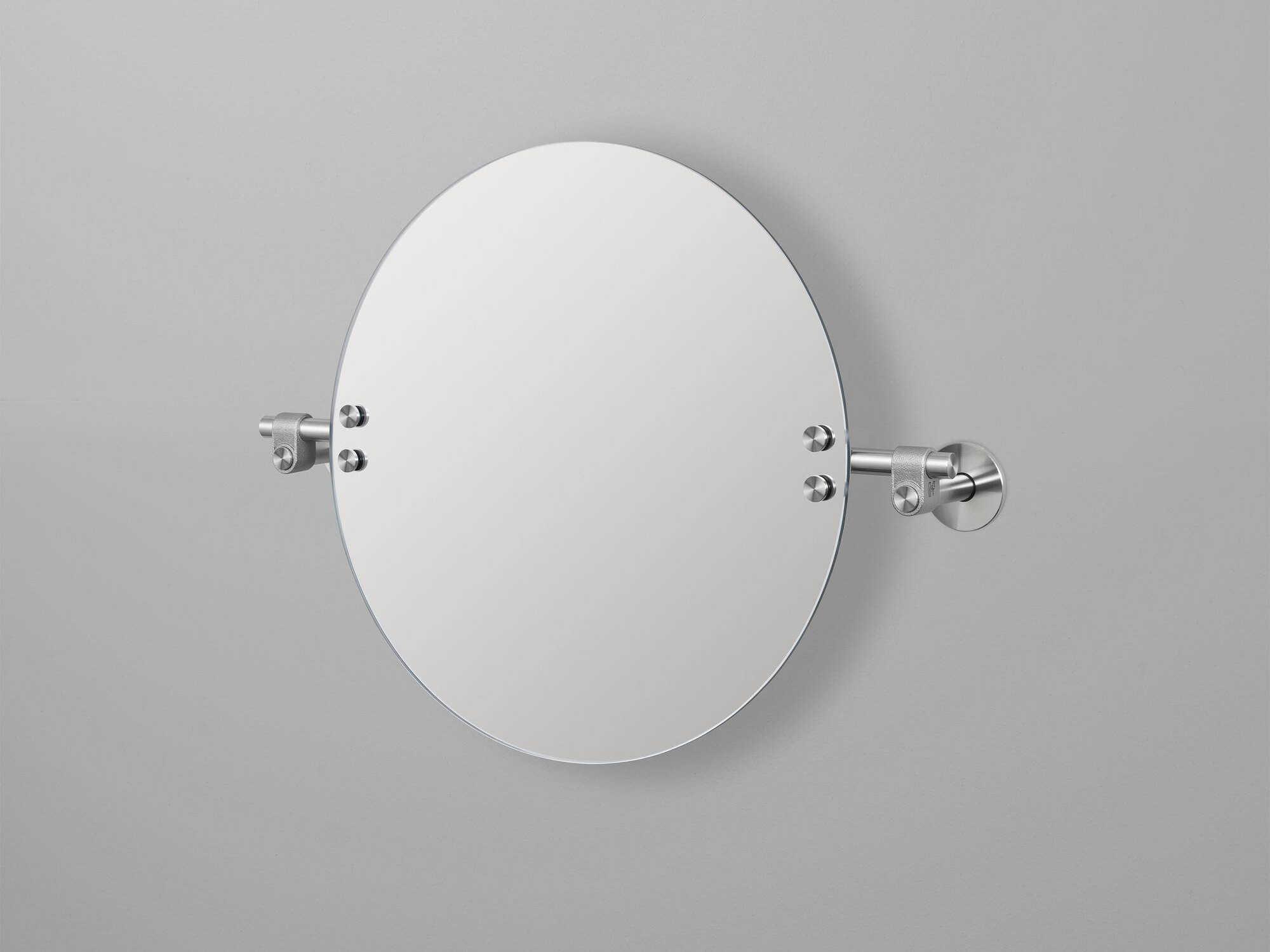 Buster + Punch Steel Round Wall Mirror