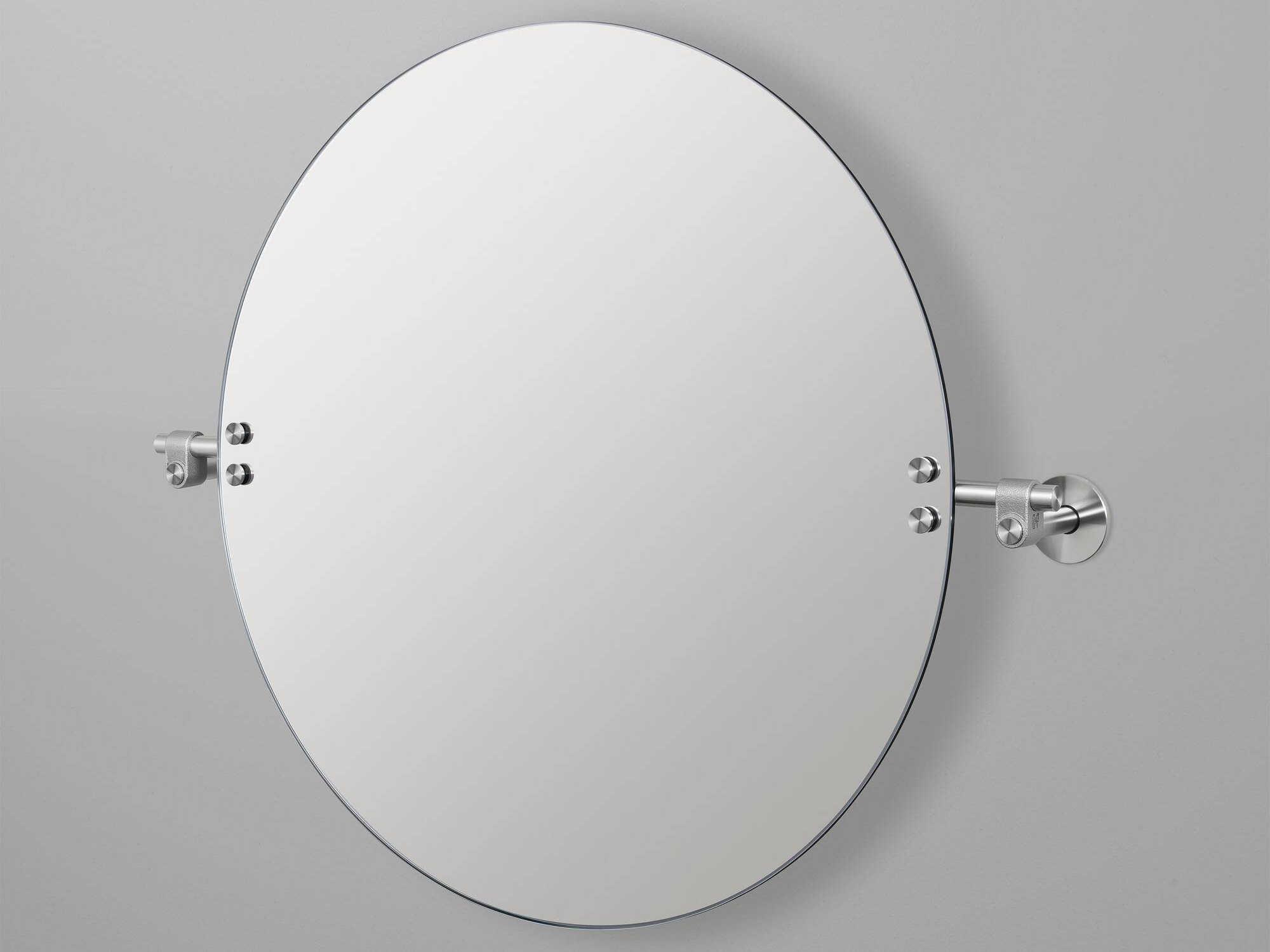 Buster + Punch Steel Round Wall Mirror