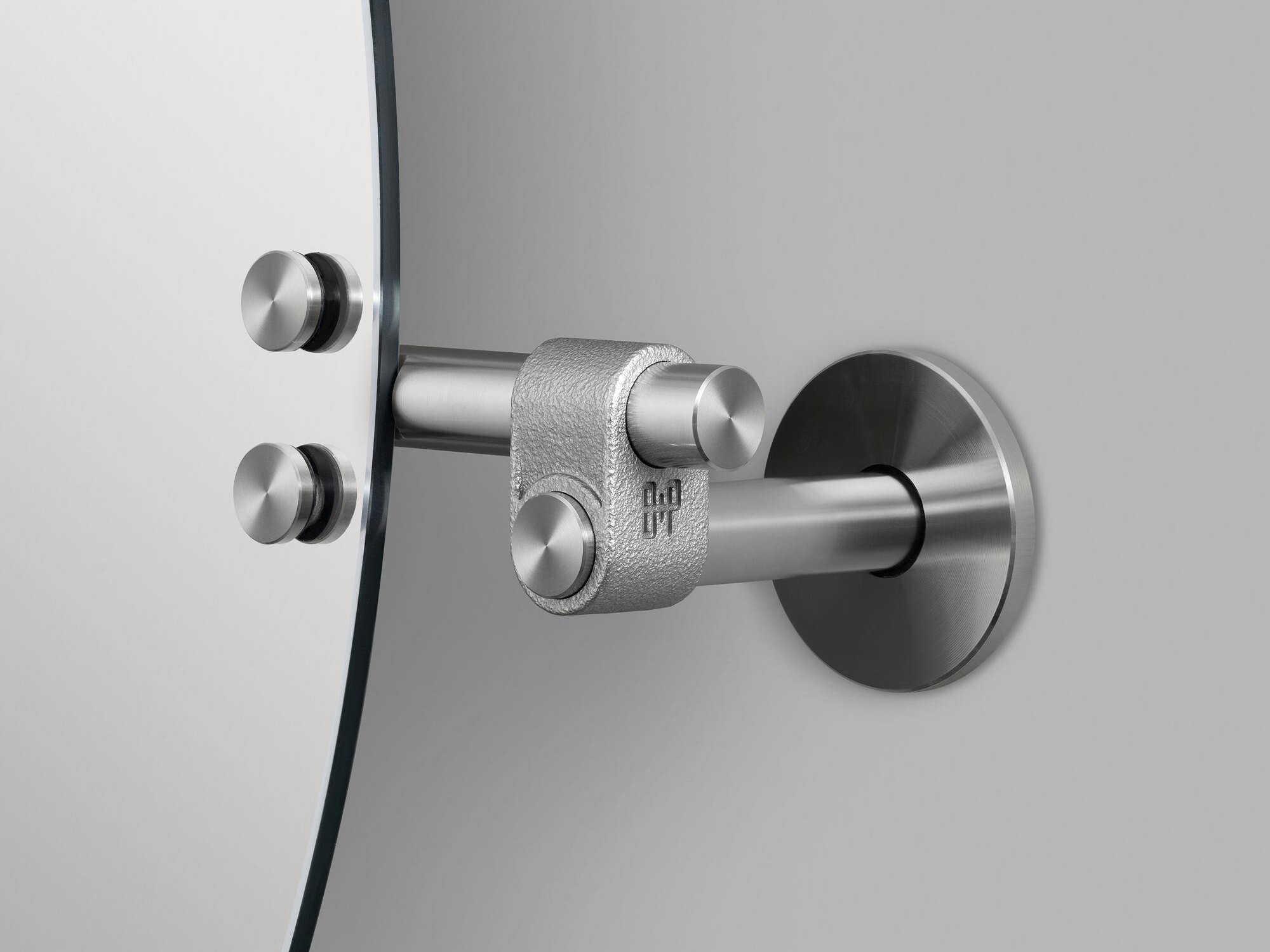 Buster + Punch Steel Round Wall Mirror