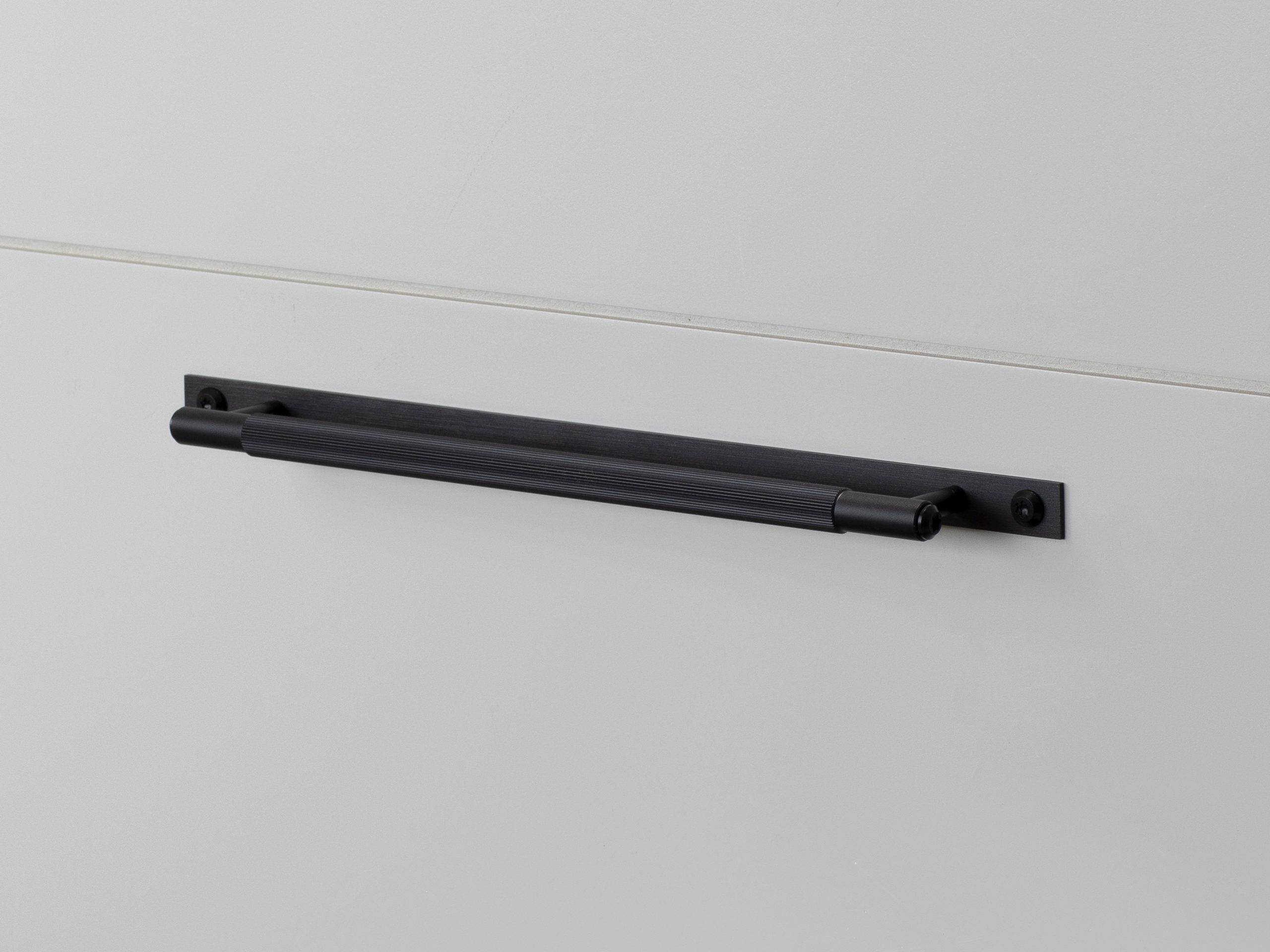Buster + Punch Black Plate Linear Pull Bar