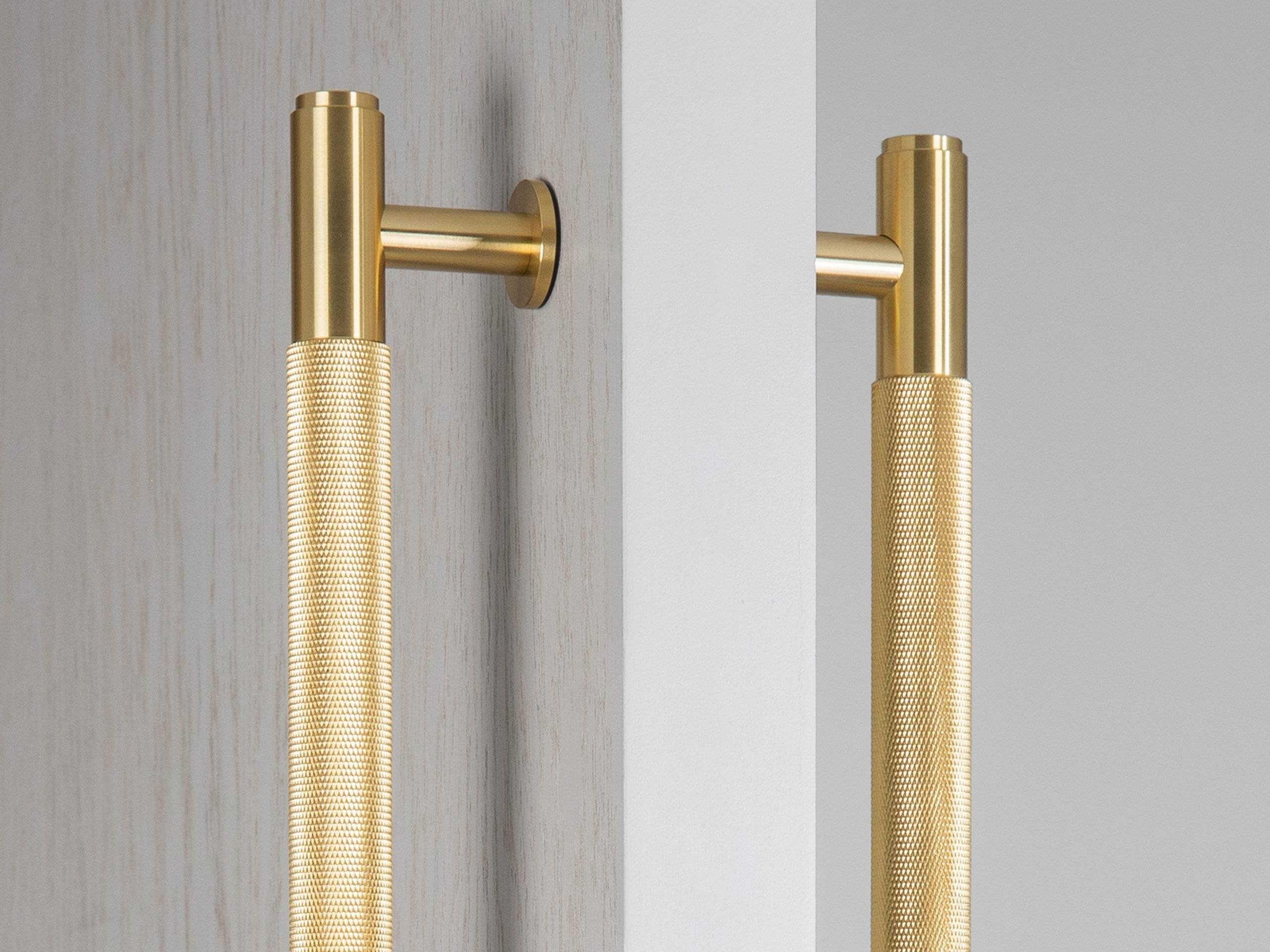 Buster + Punch Brass Double-Sided Cross Pull Bar