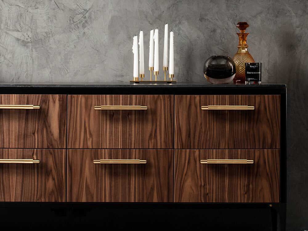 Buster + Punch Brass Cross Pull Bar