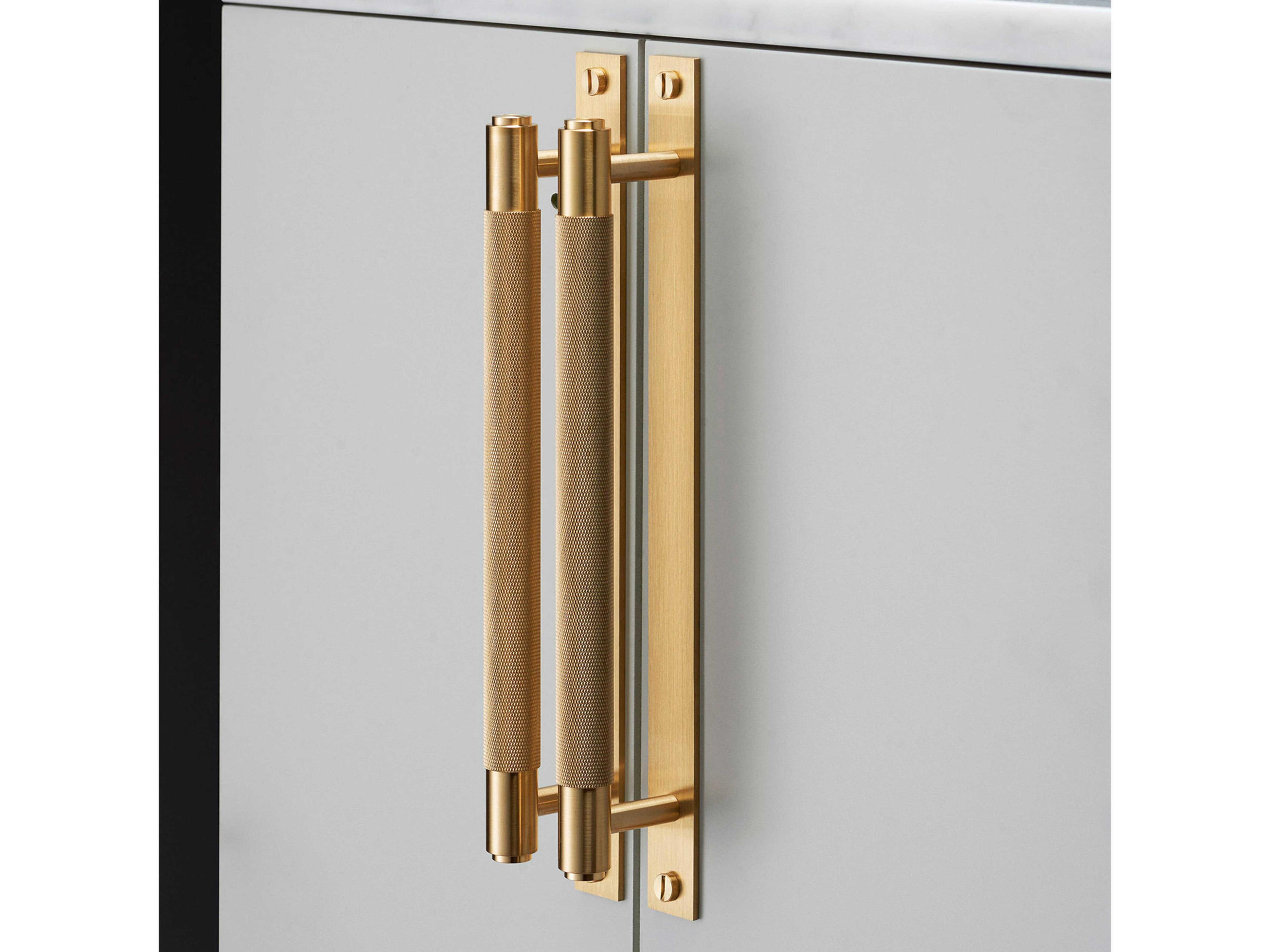 Buster + Punch Brass Plate Cross Pull Bar