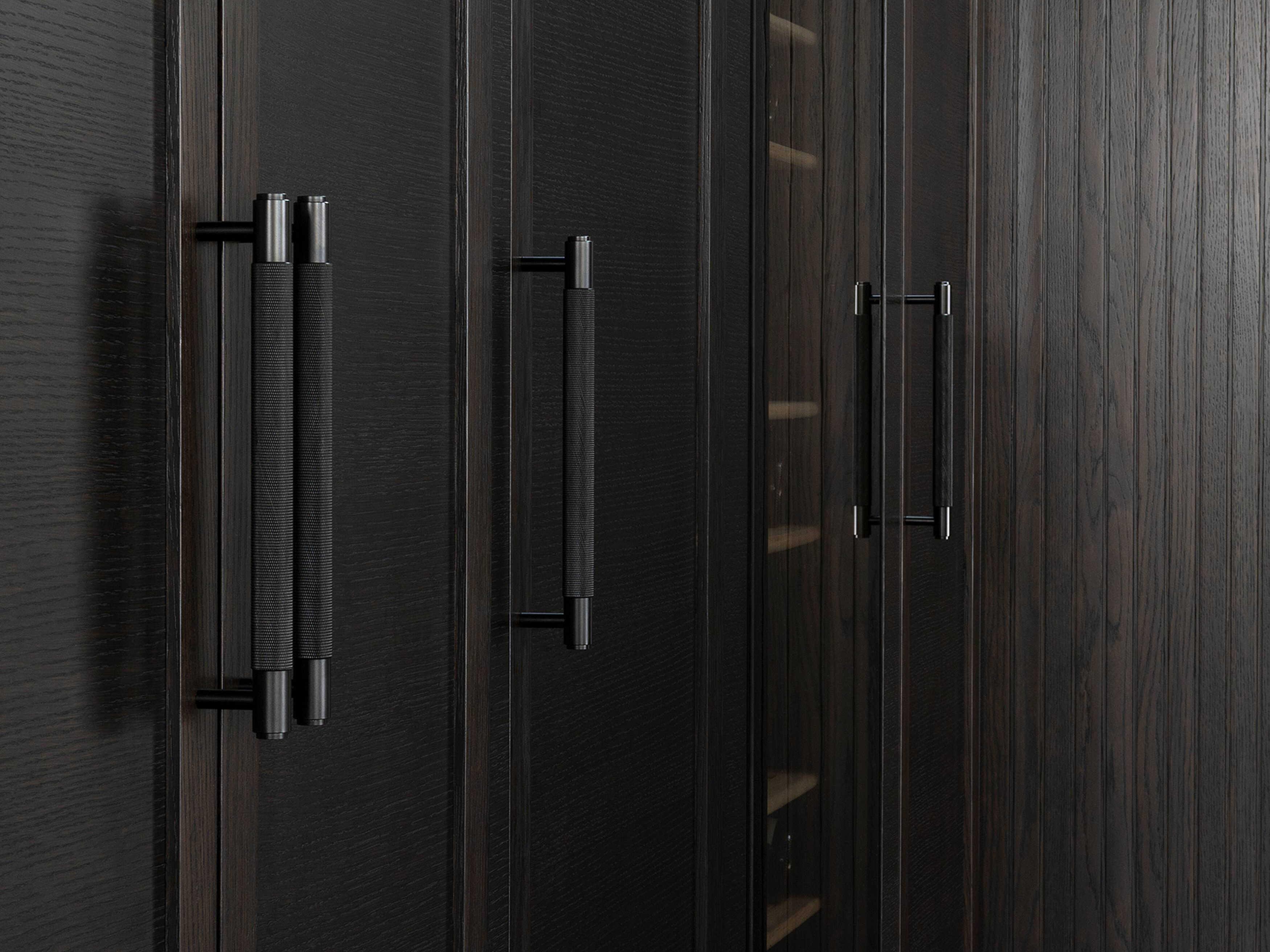 Buster + Punch Smoked Bronze Cross Plate Pull Bar