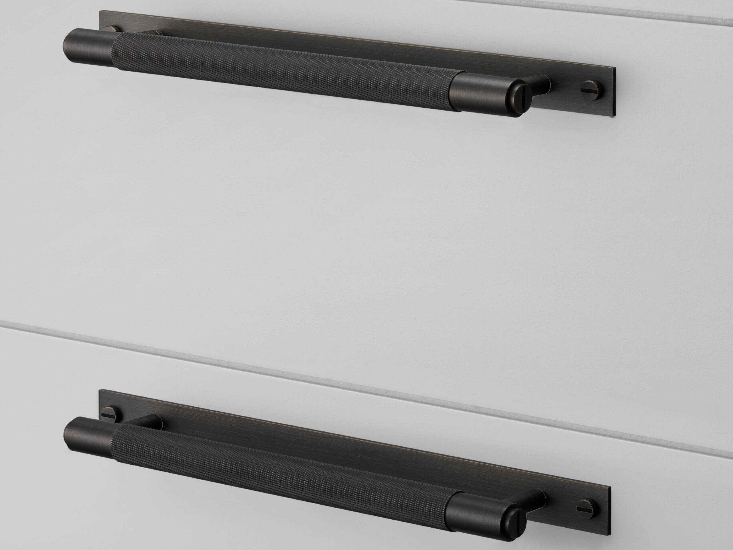 Buster + Punch Smoked Bronze Cross Plate Pull Bar