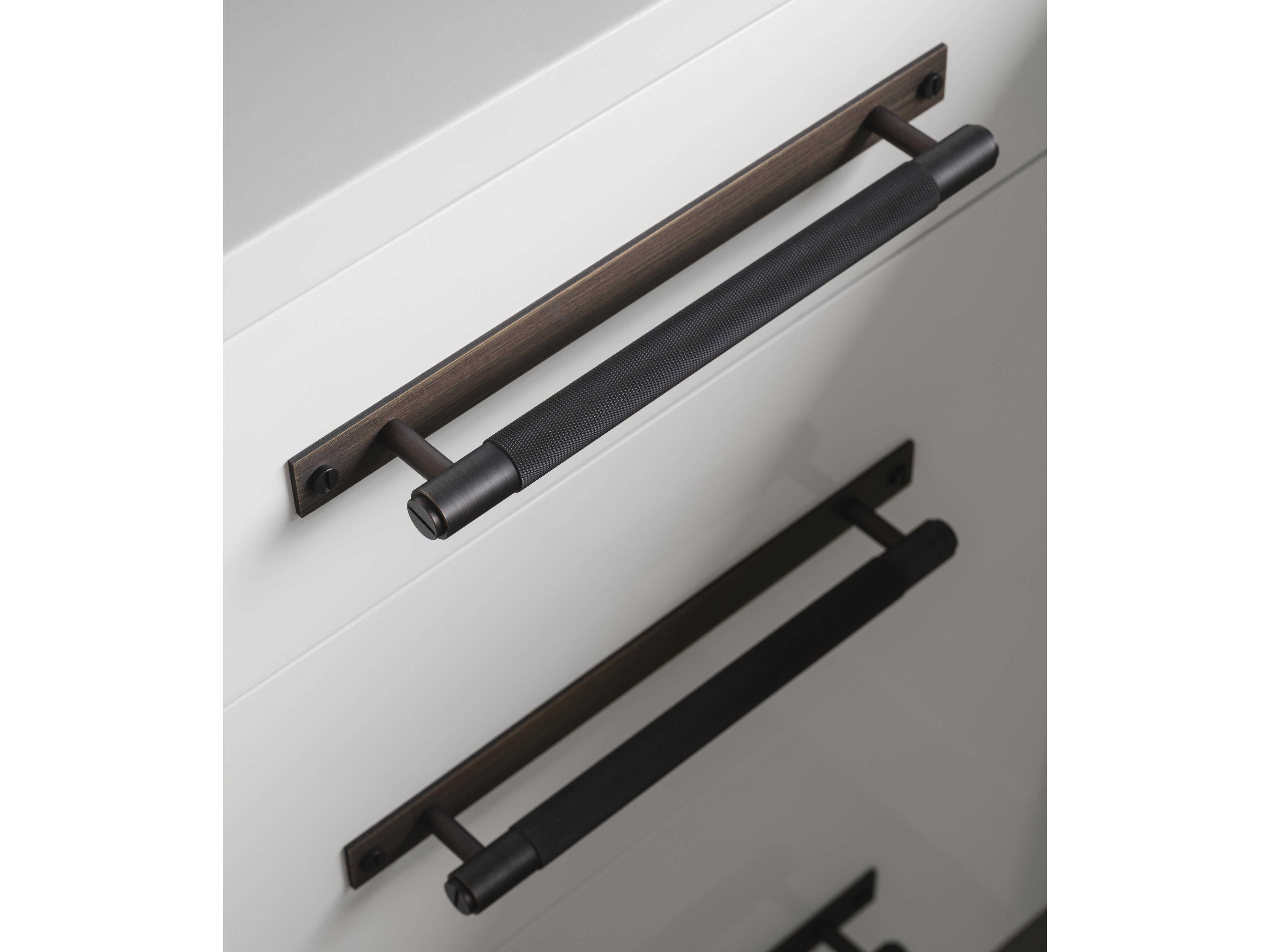 Buster + Punch Smoked Bronze Plate Pull Bar