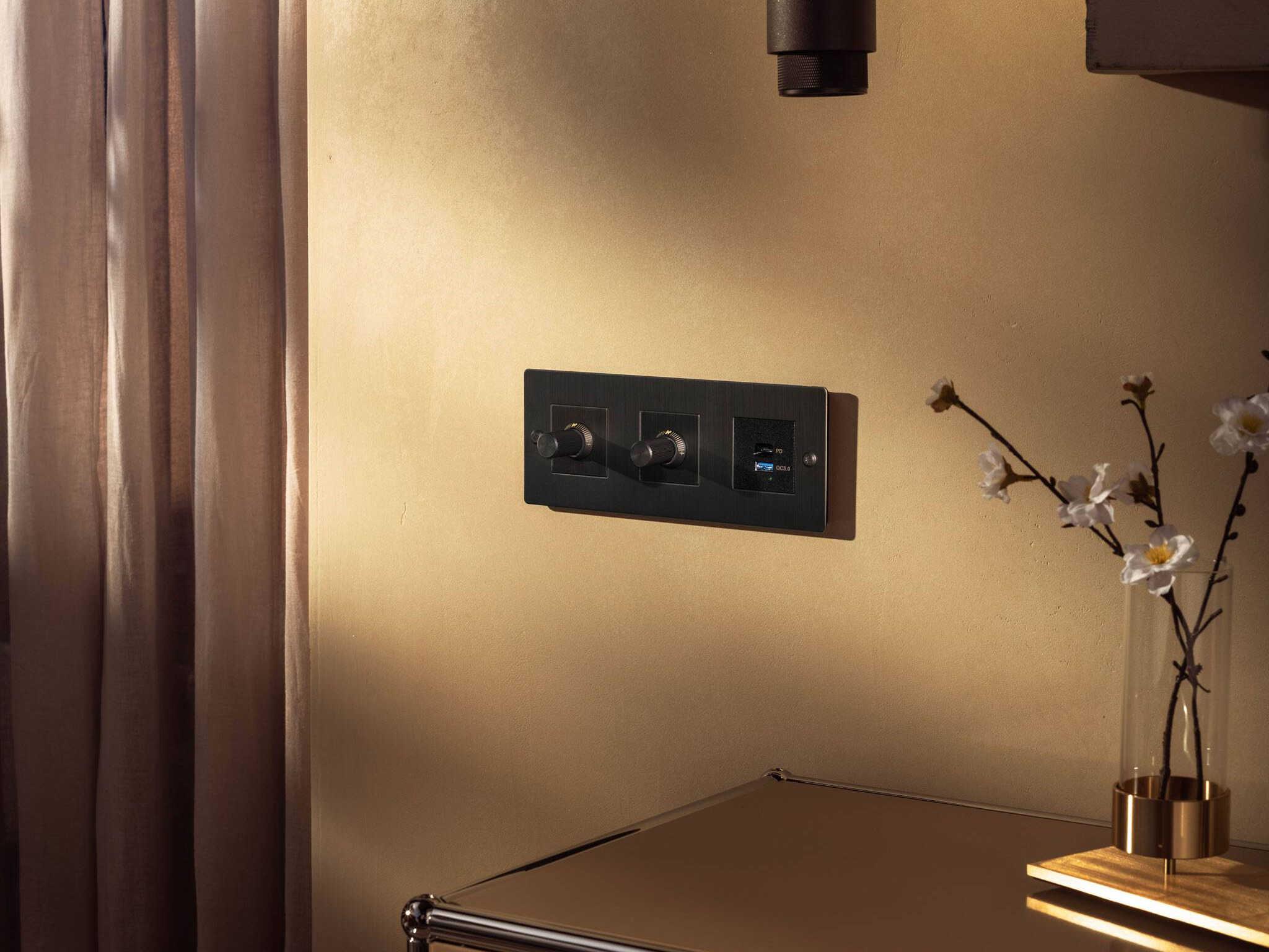 Buster + Punch Smoked Bronze Linear Outlet Detail Kit