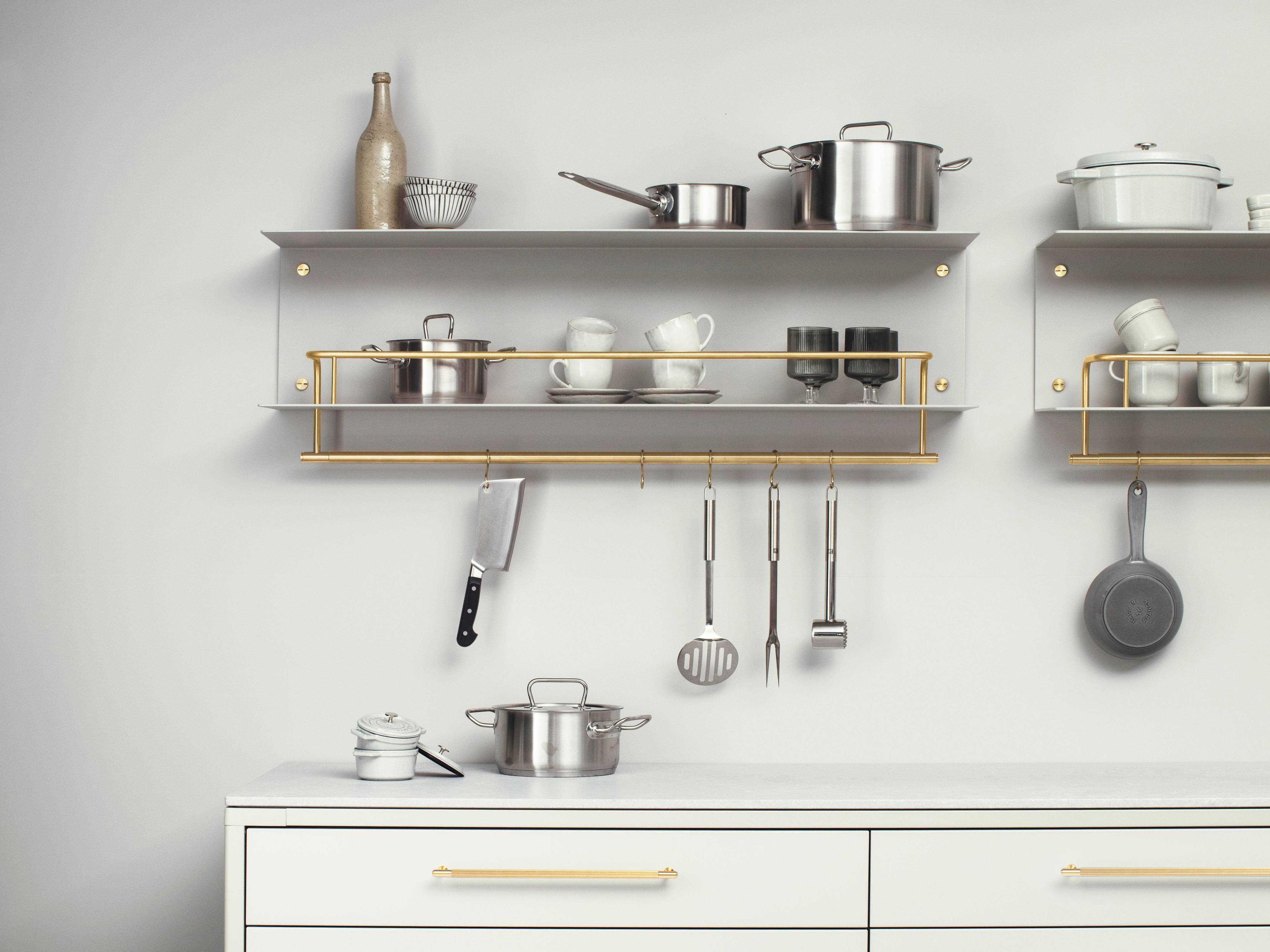 Buster + Punch Stone Steel Hanger Kitchen Shelf