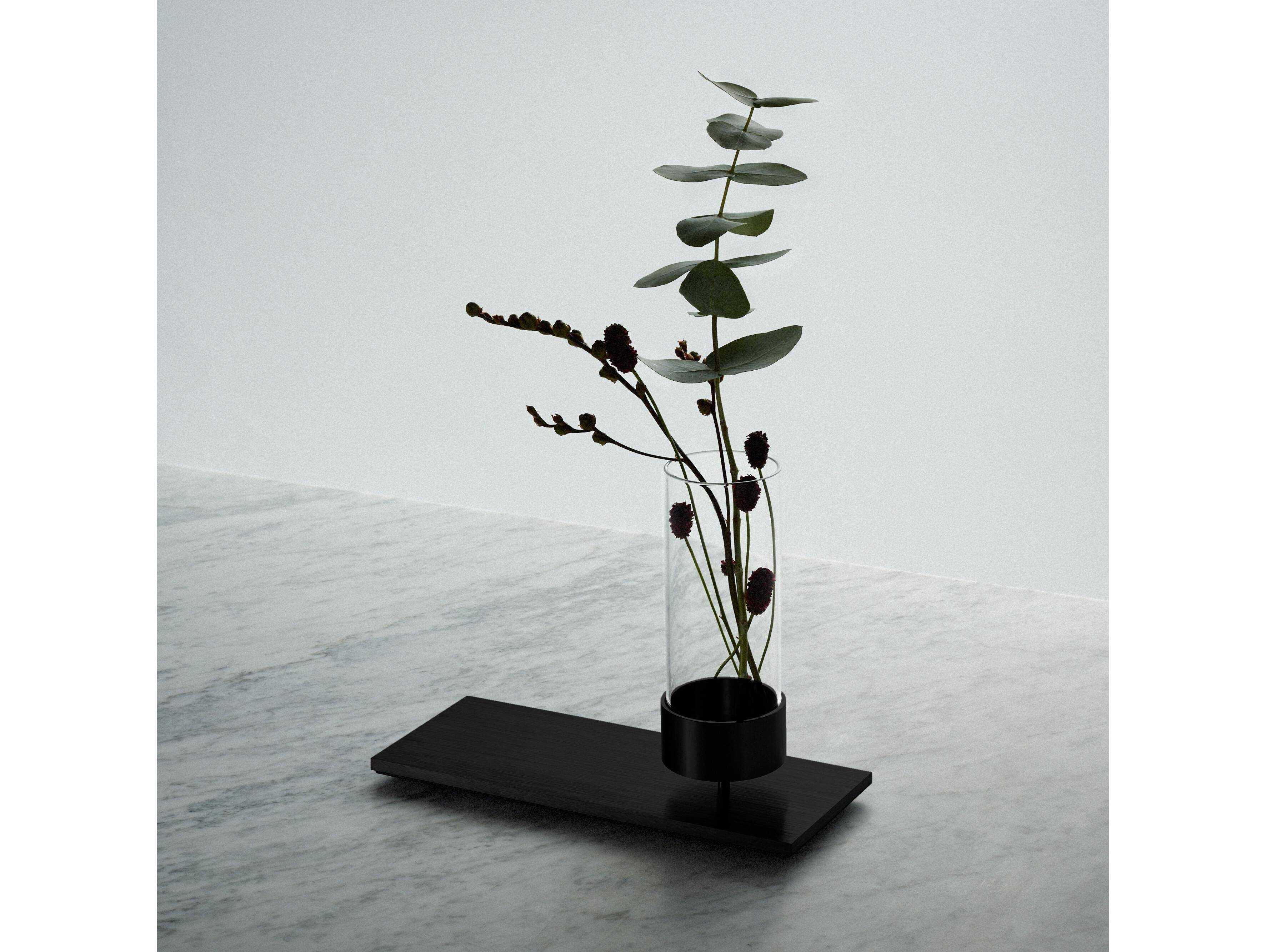 Buster + Punch Machined Black Vase