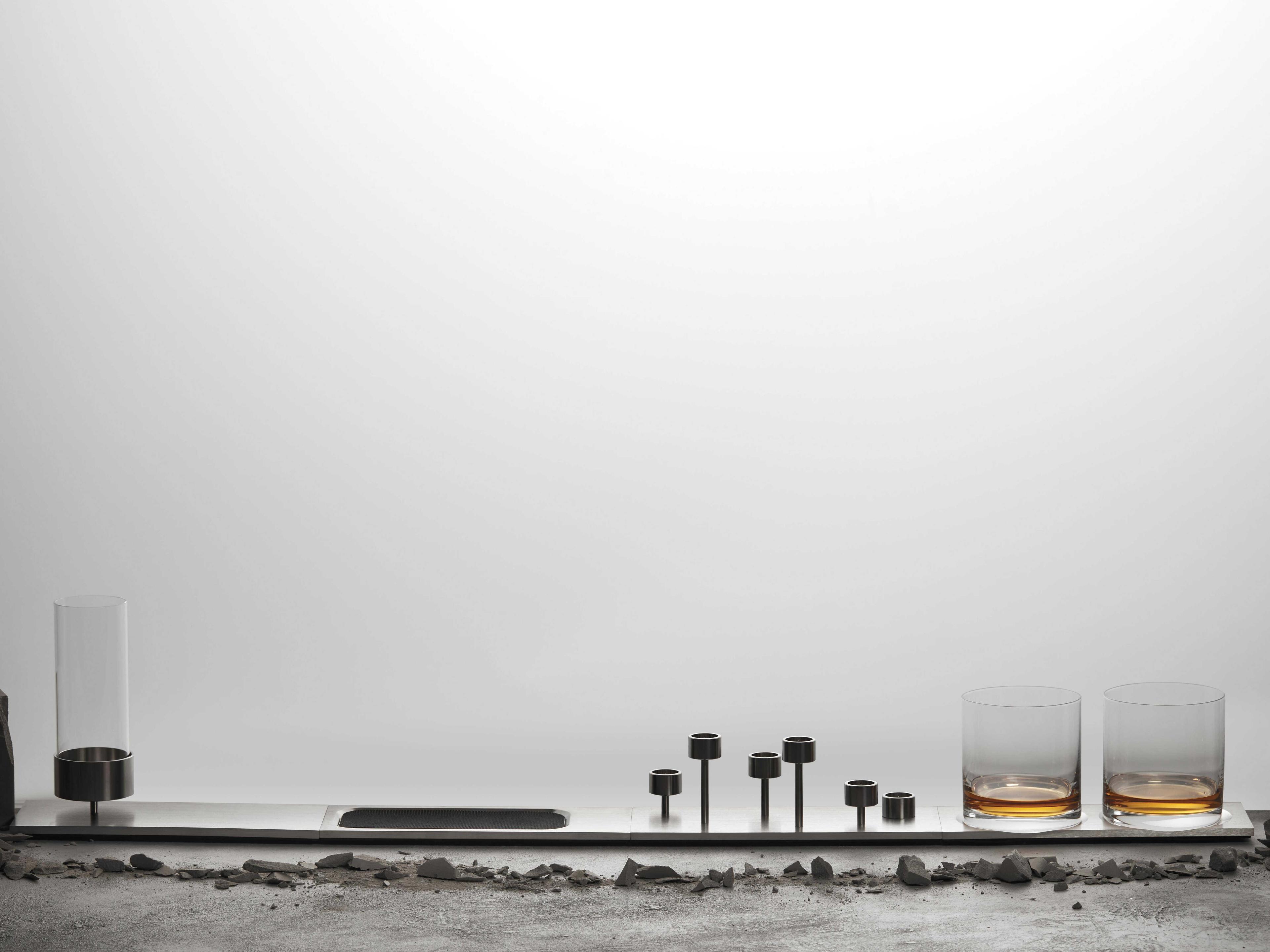 Buster + Punch Machined Black Vase