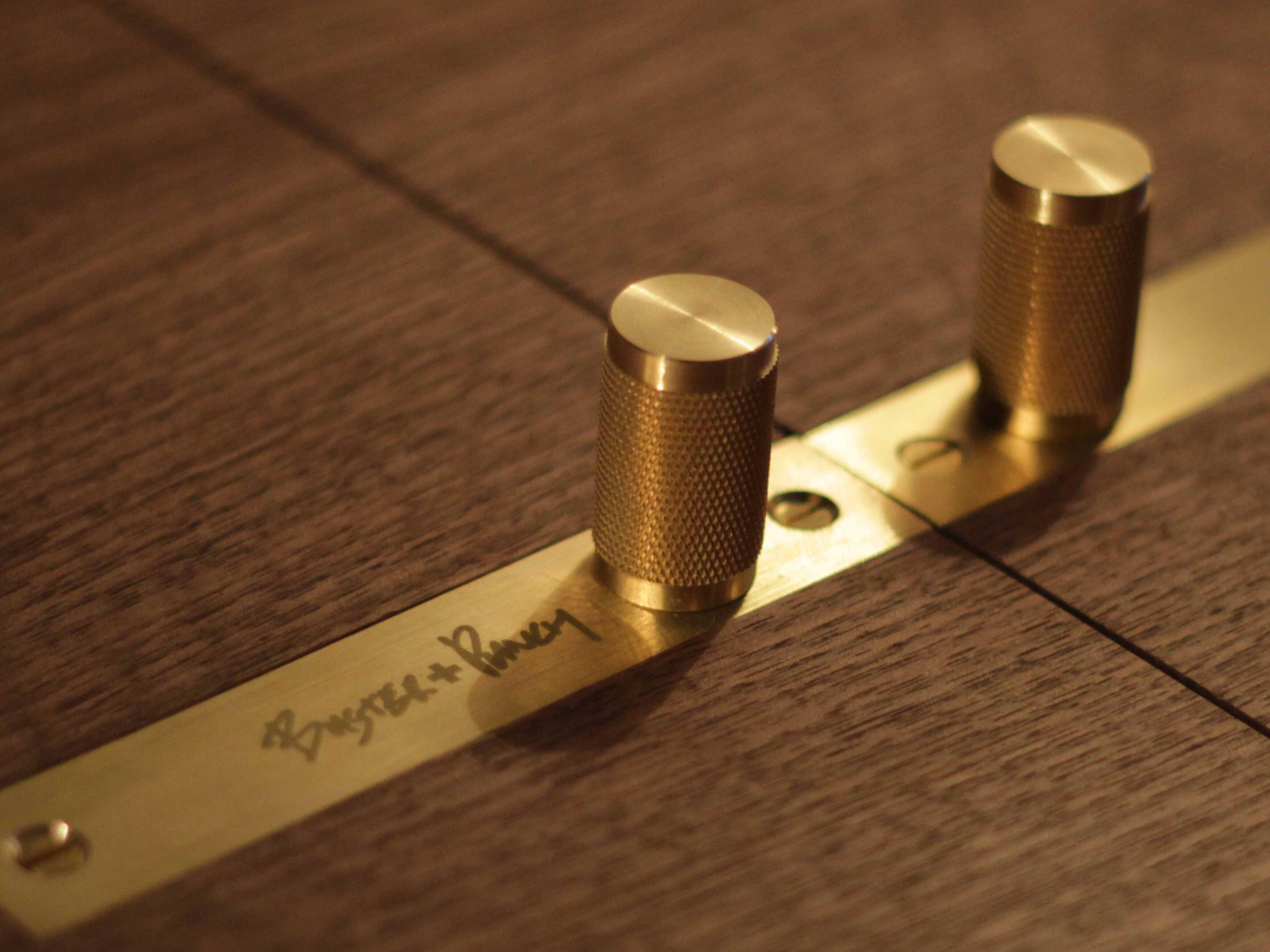 Buster + Punch The Rockstar Brown Walnut Wood American Bar Cabinet