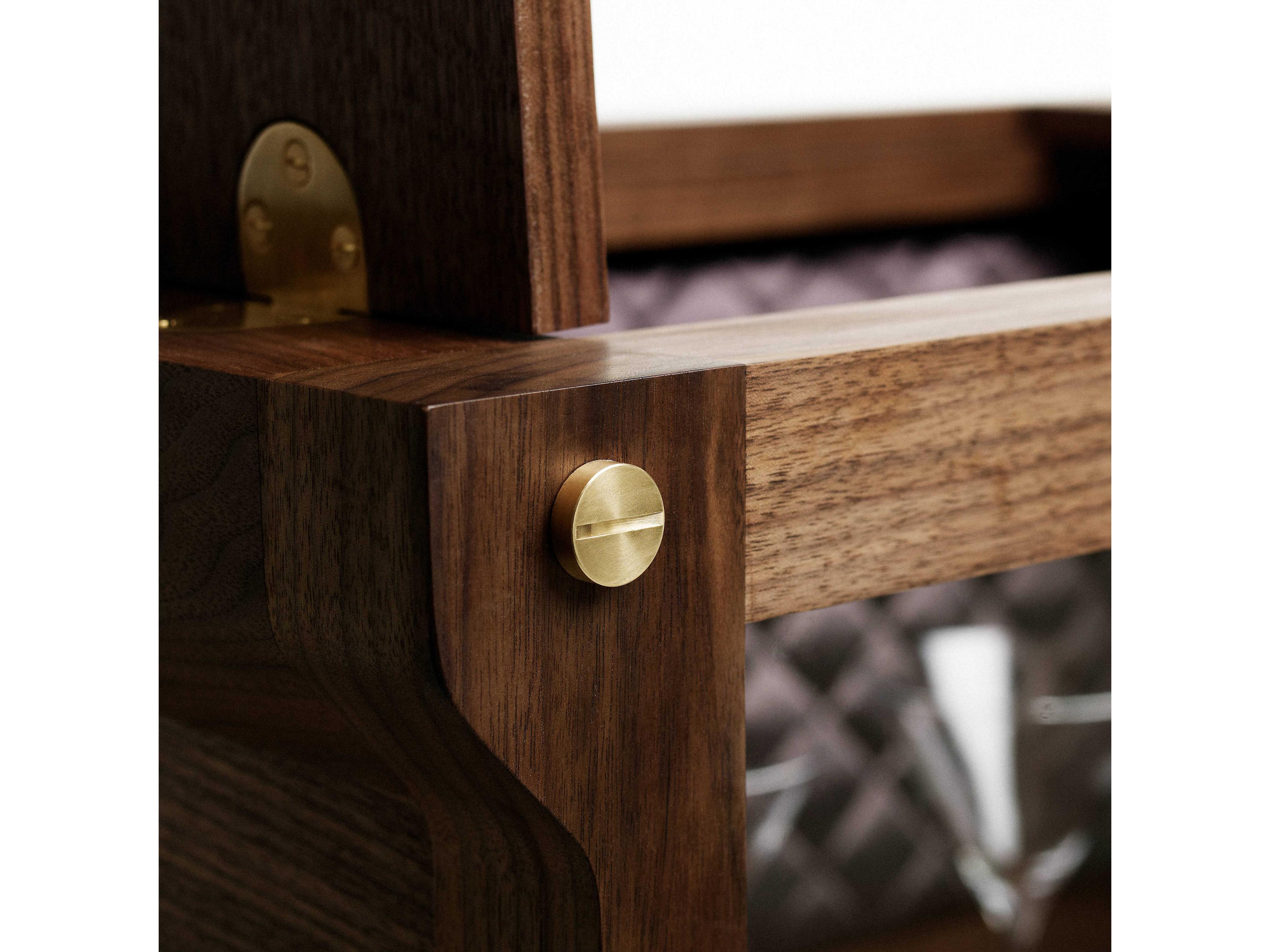 Buster + Punch The Rockstar Brown Walnut Wood American Bar Cabinet