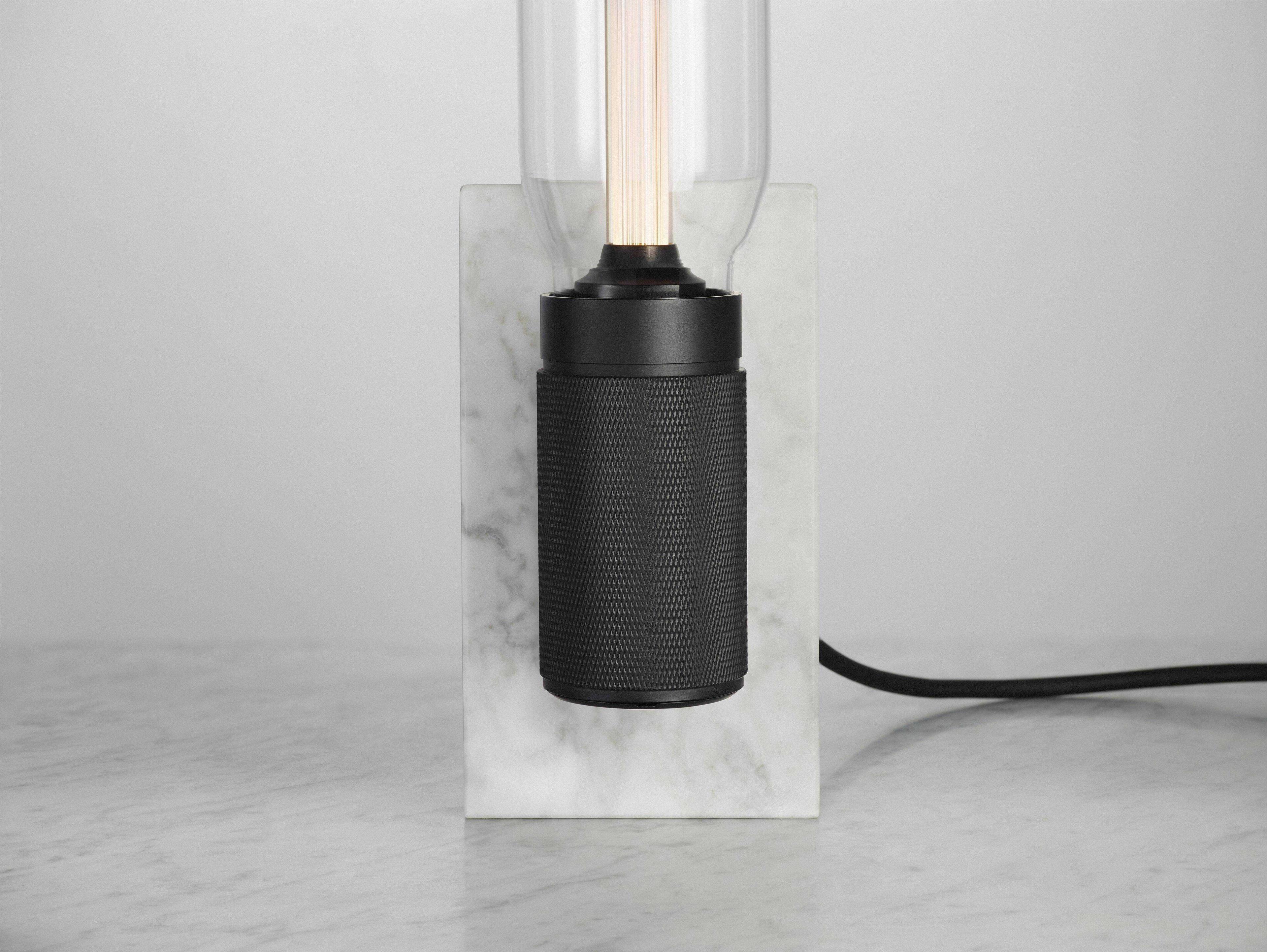 Buster + Punch Stoned White Marble Table Lamp