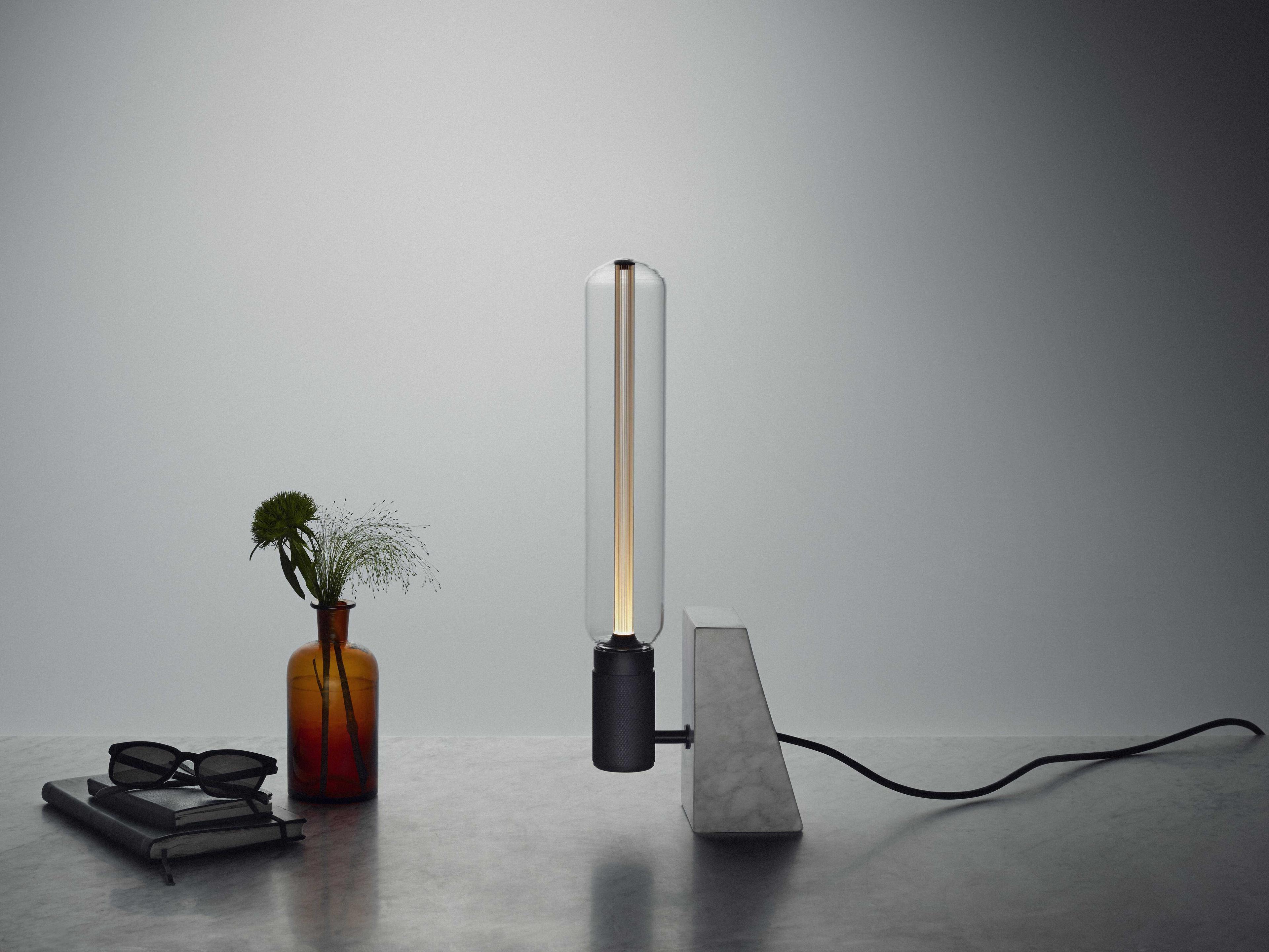 Buster + Punch Stoned White Marble Table Lamp