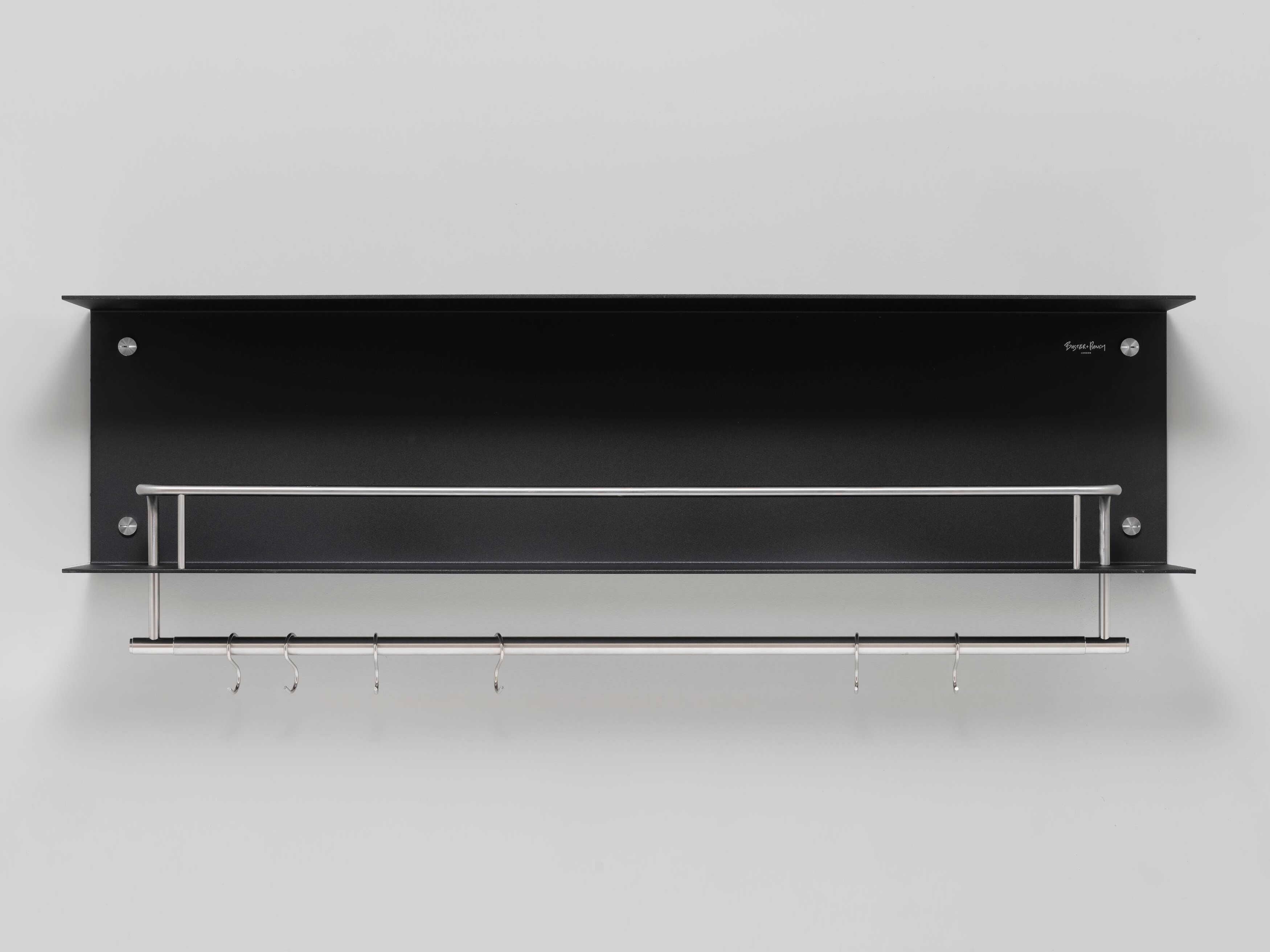 Buster + Punch Black Steel Hanger Kitchen Shelf