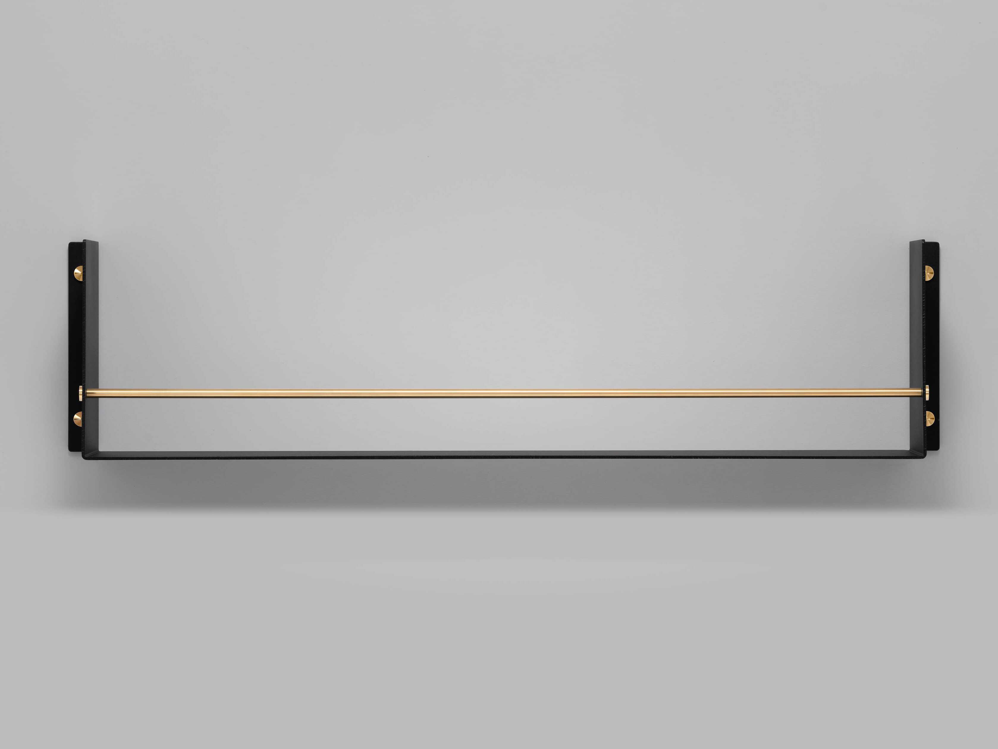 Buster + Punch Black Brass Girder Kitchen Shelf