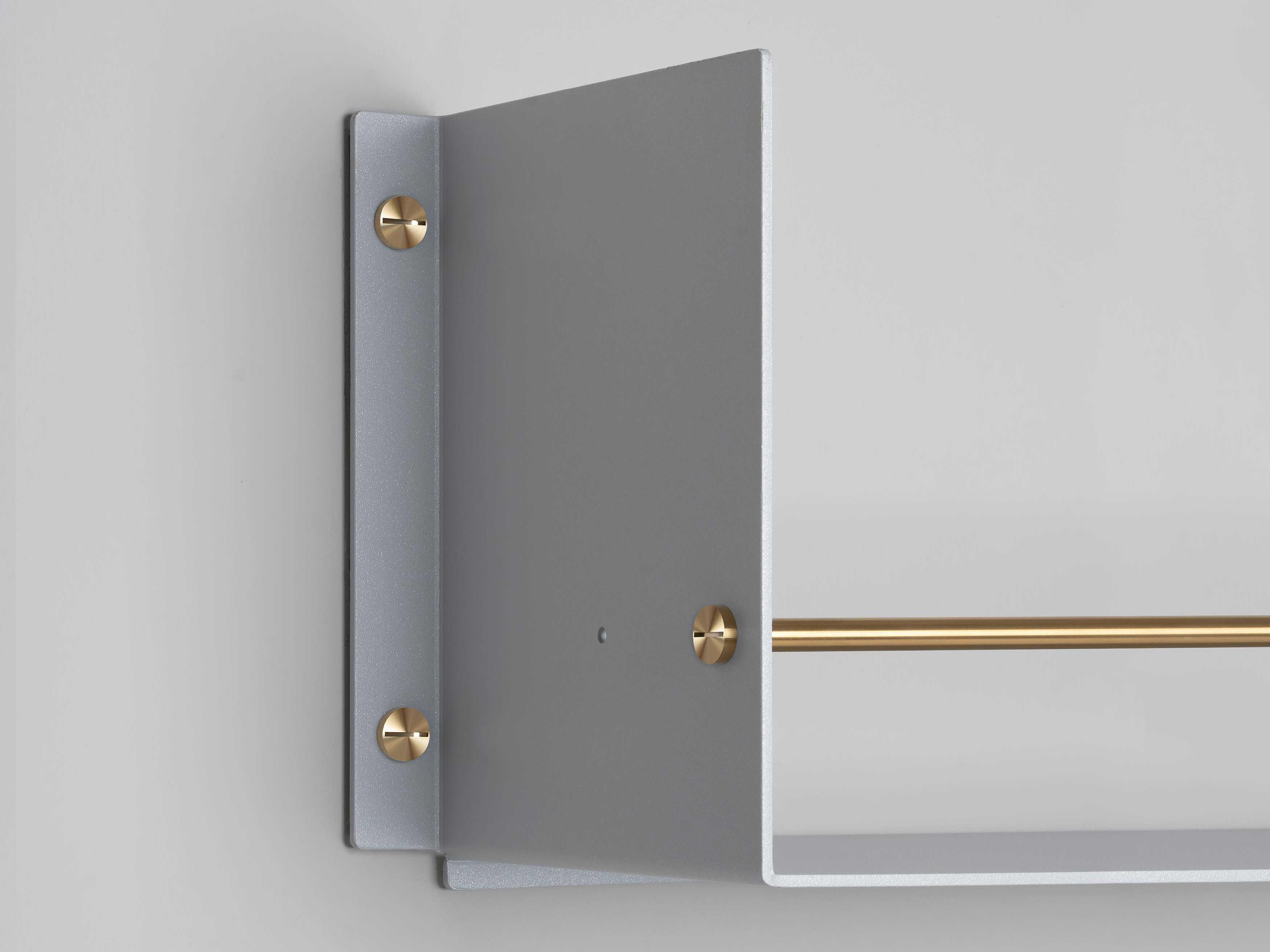 Buster + Punch Brass Girder Kitchen Shelf