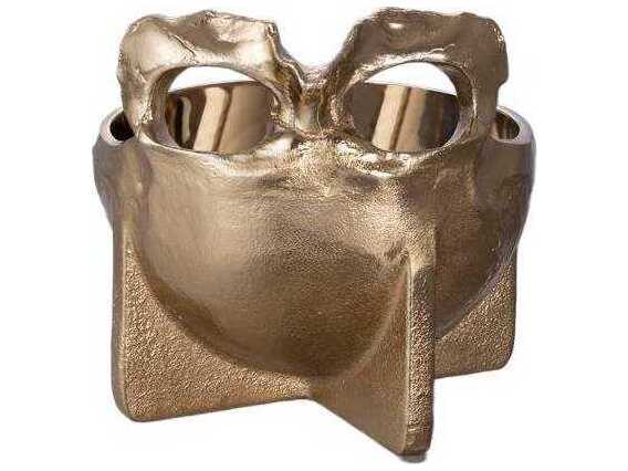 Buster + Punch Travis Barker Brass Skull Decorative Bowl