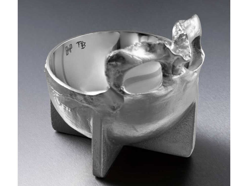 Buster + Punch Travis Barker Brass Skull Decorative Bowl