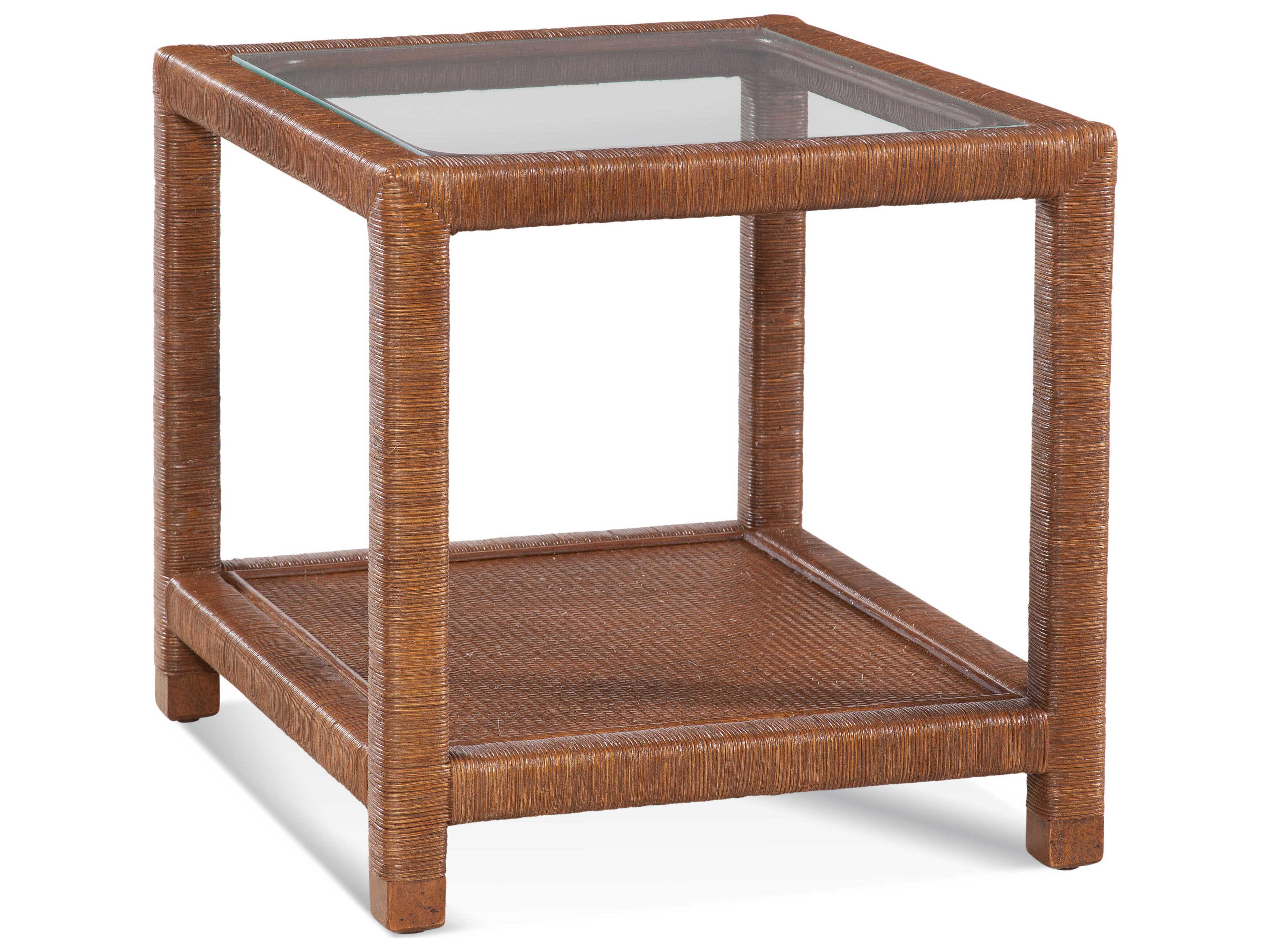 Braxton Culler Pine Isle Rectangular Glass End Table