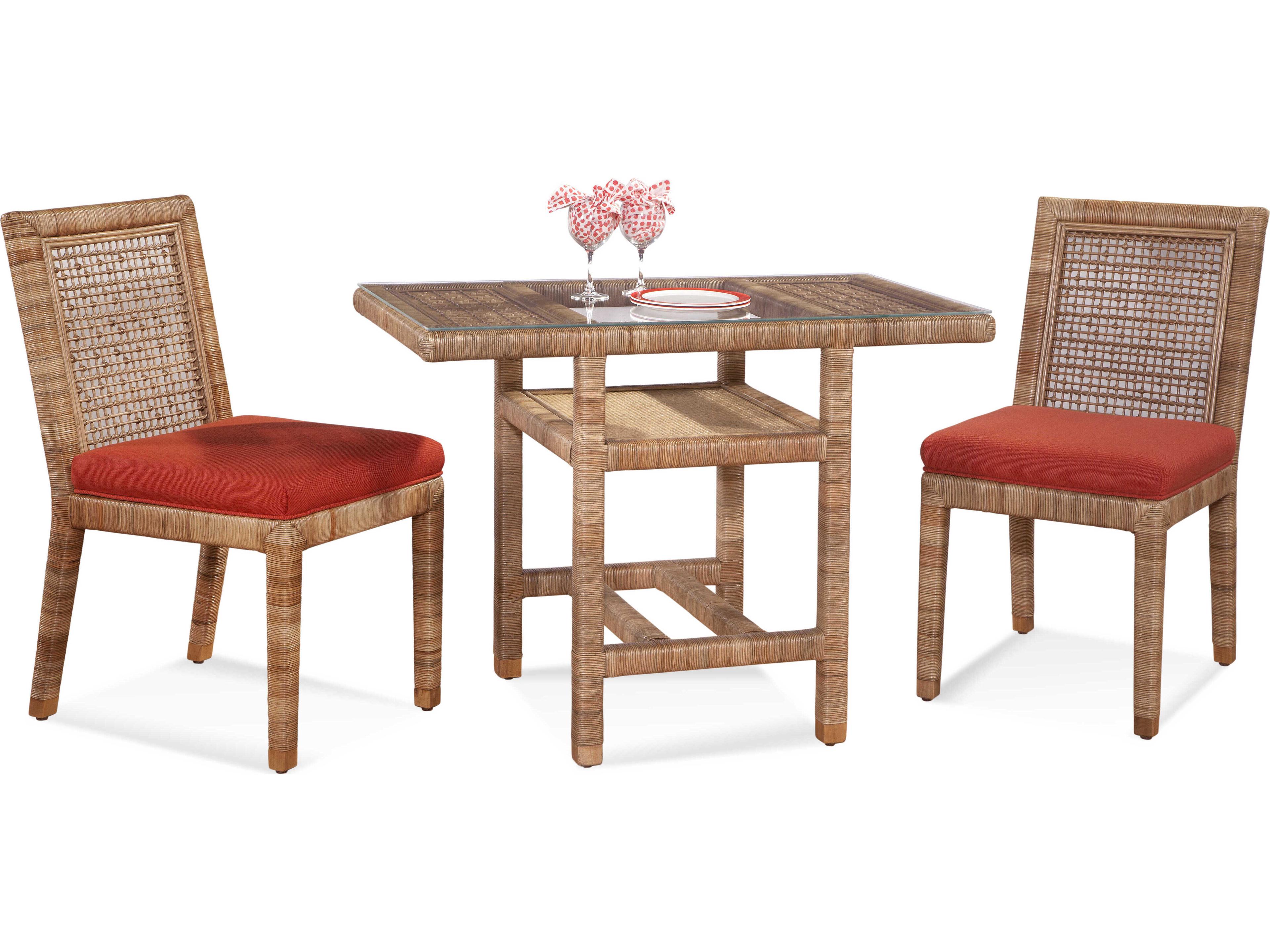 Braxton Culler Pine Isle Rectangular Glass Dining Table