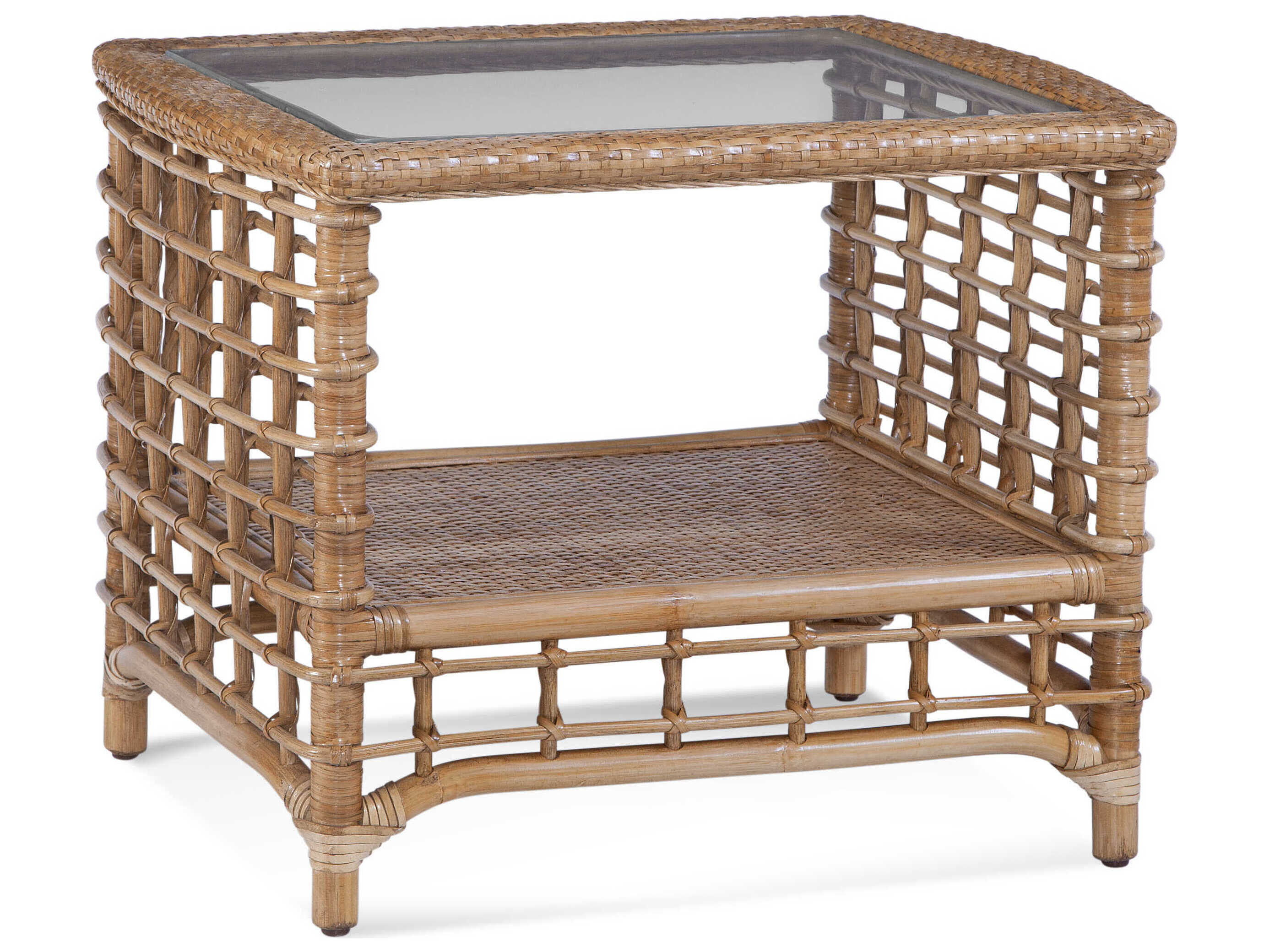 Braxton Culler Bridgehampton Rectangular Glass End Table