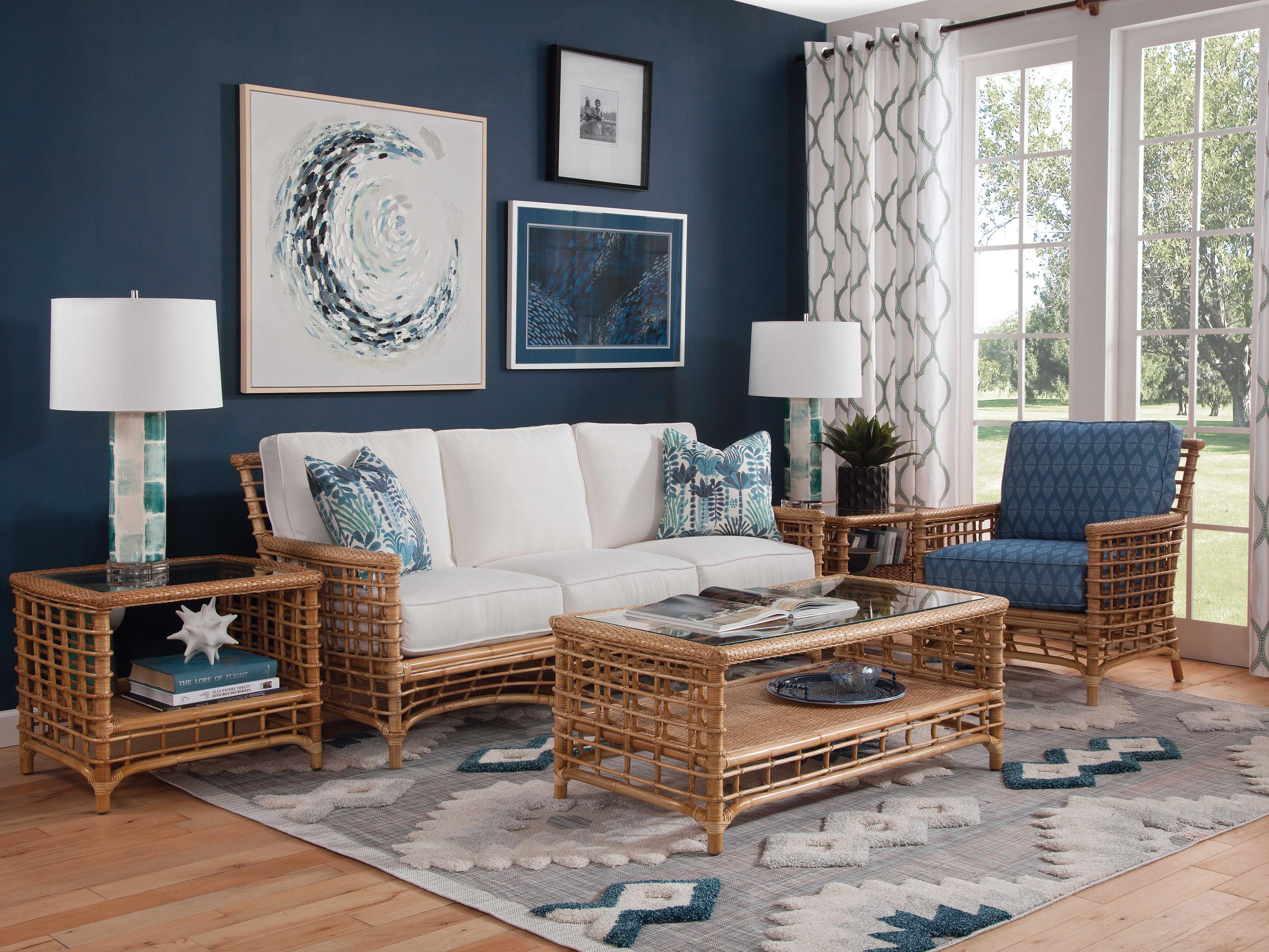 Braxton Culler Bridgehampton Rectangular Glass End Table