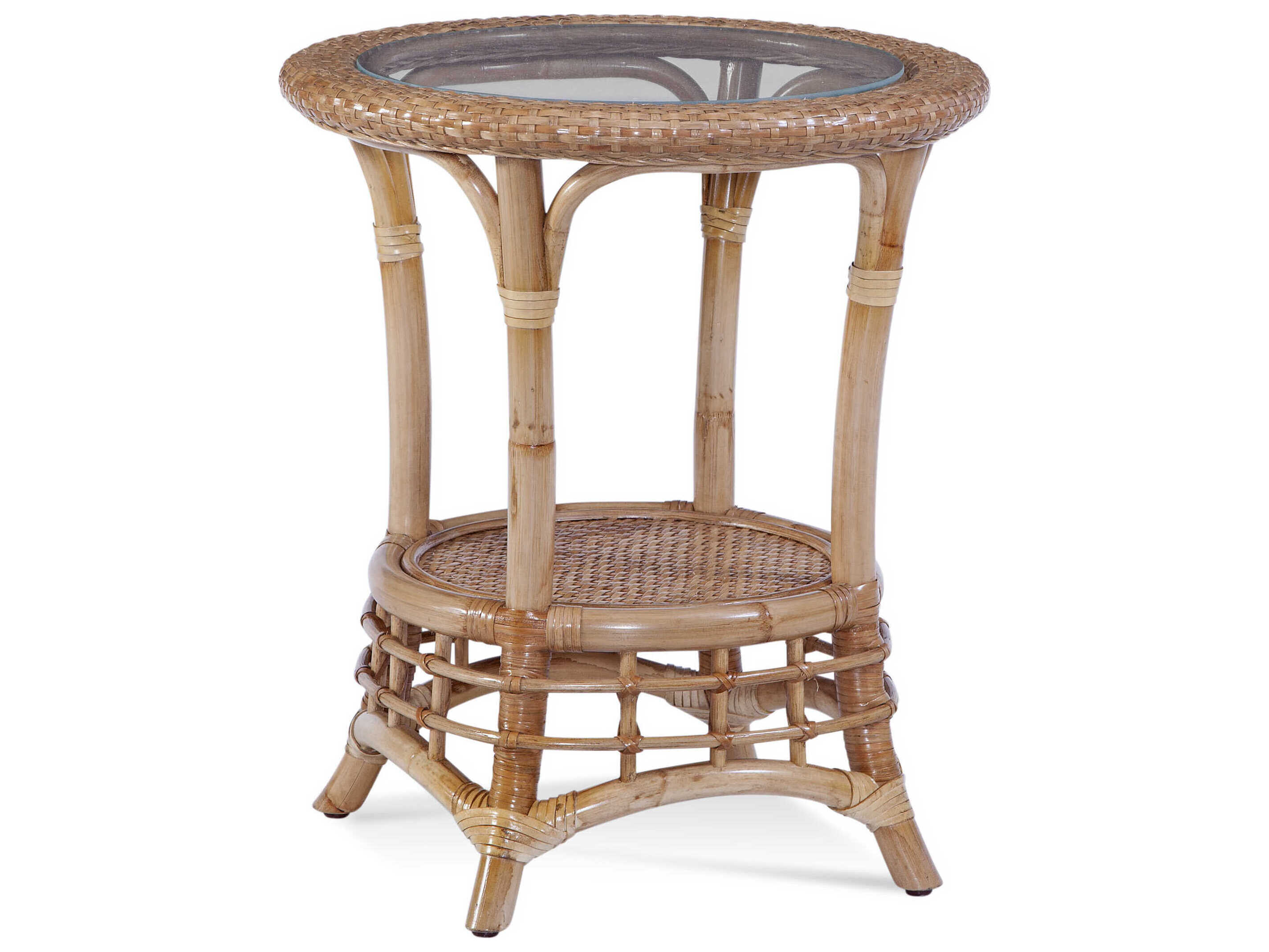 Braxton Culler Bridgehampton Round Glass End Table
